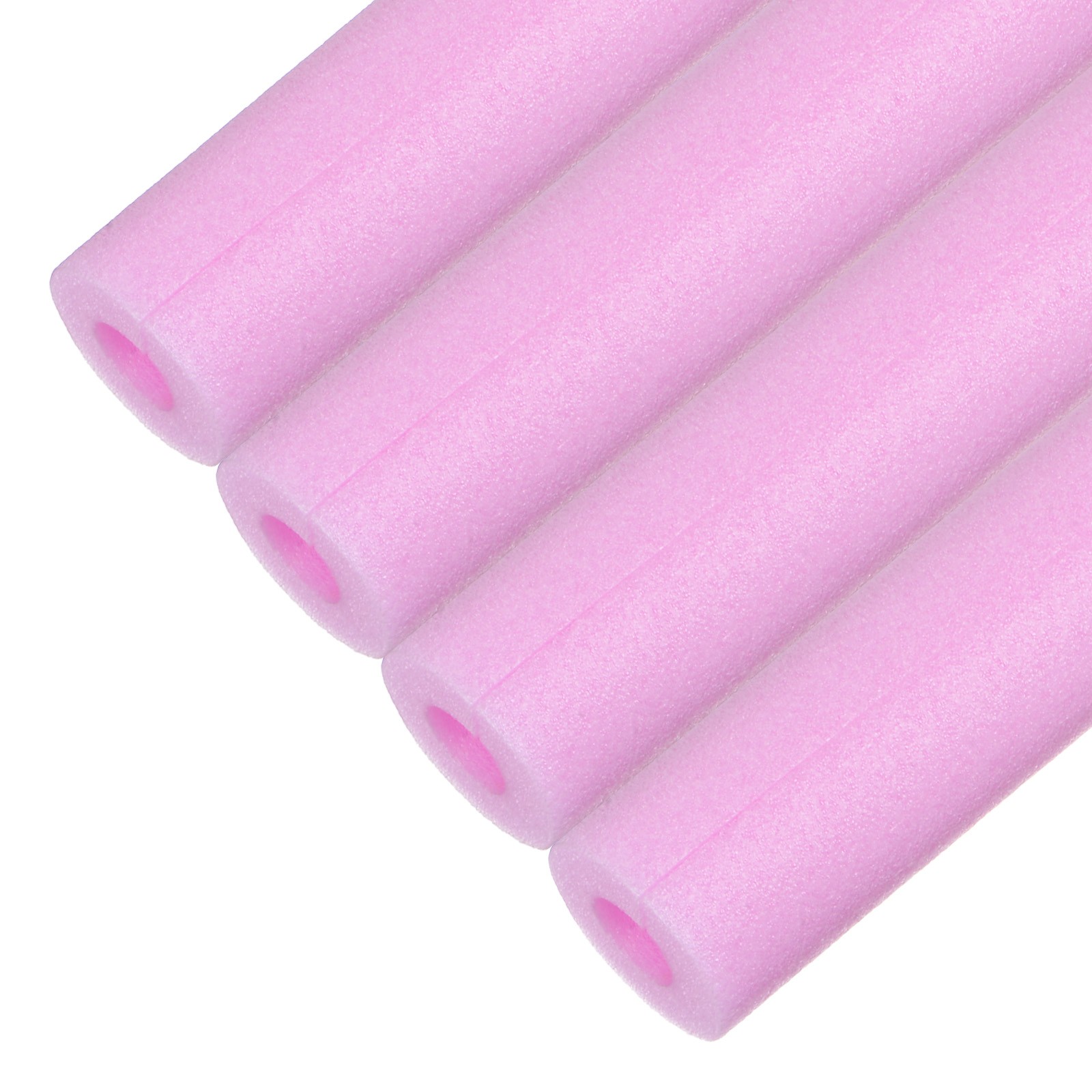 4-Pack Pipe Insulation Foam Tube, 17 x 2.4"(L x OD) Foam Pipe Covers [Pink]