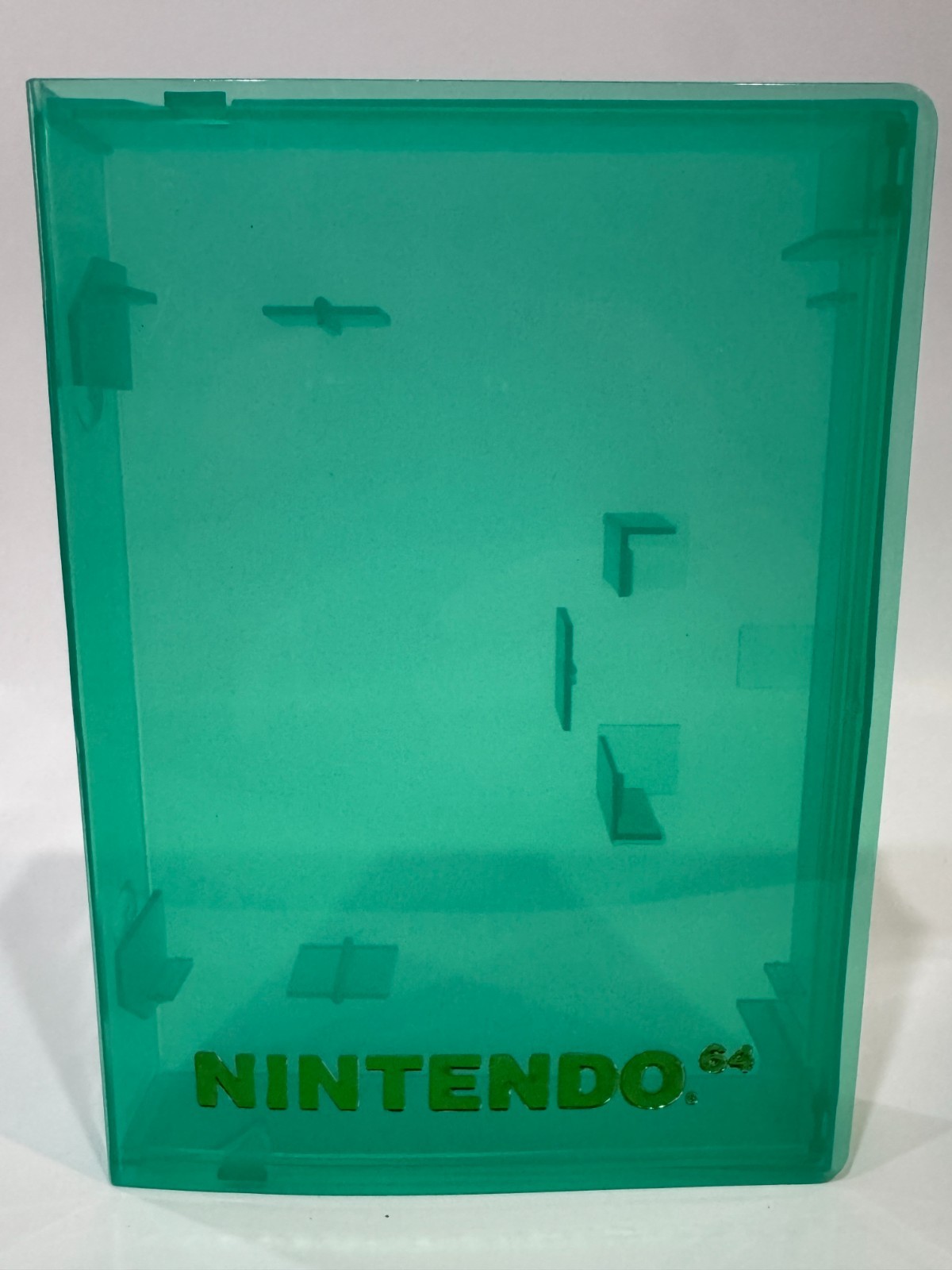 Nintendo 64 N64 Green Clamshell Game Case Green Foil Nintendo Cartridge