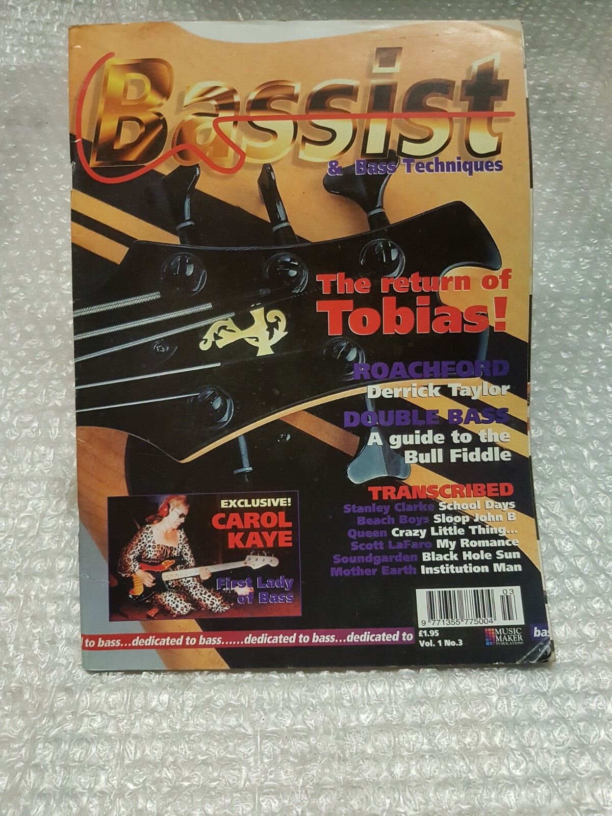 BASSIST MAGAZINE - CAROL KAYE SPECIAL