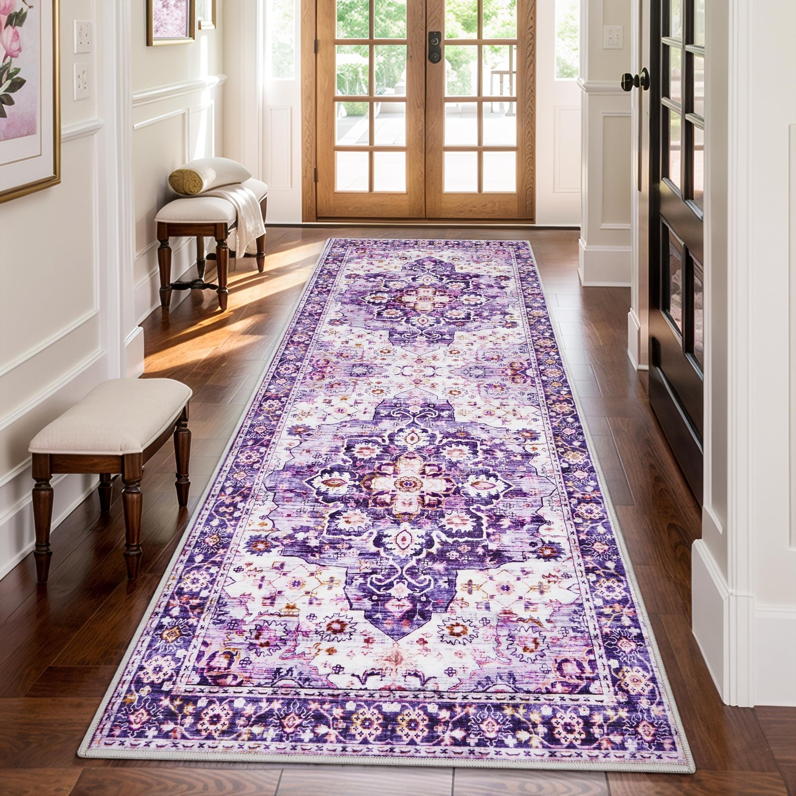 2x6 Rug Runners for Hallways Kitchen Runner Rug Non Slip Washable Long Runner...