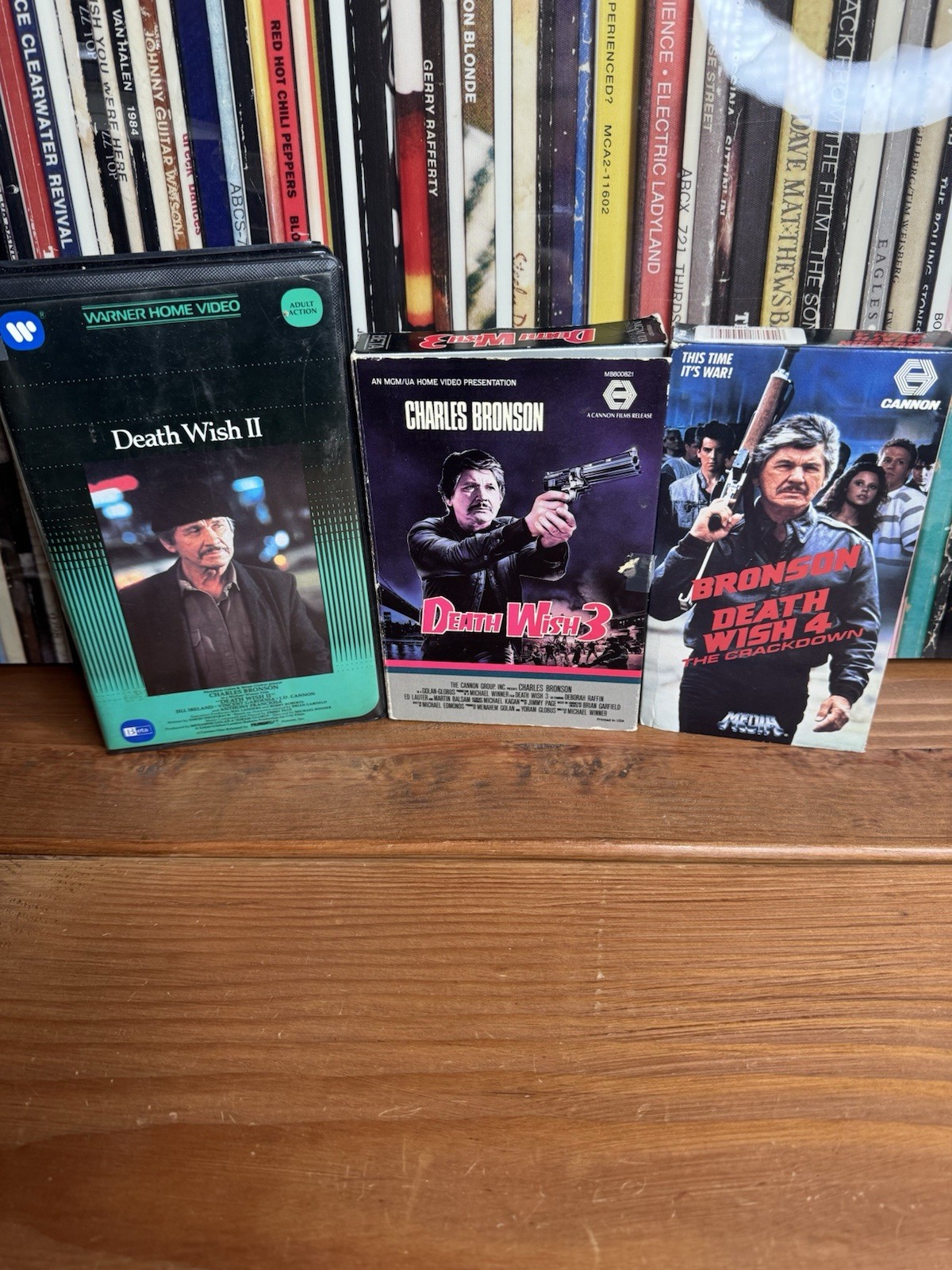 Rare Lot Of 3 Death Wish Betamax Tapes Charles Bronson Beta Movies First Release