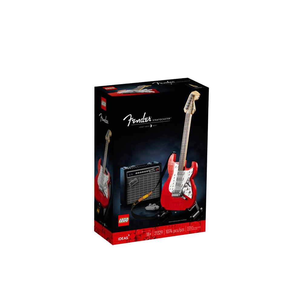 LEGO Fender Stratocaster Guitar Model
