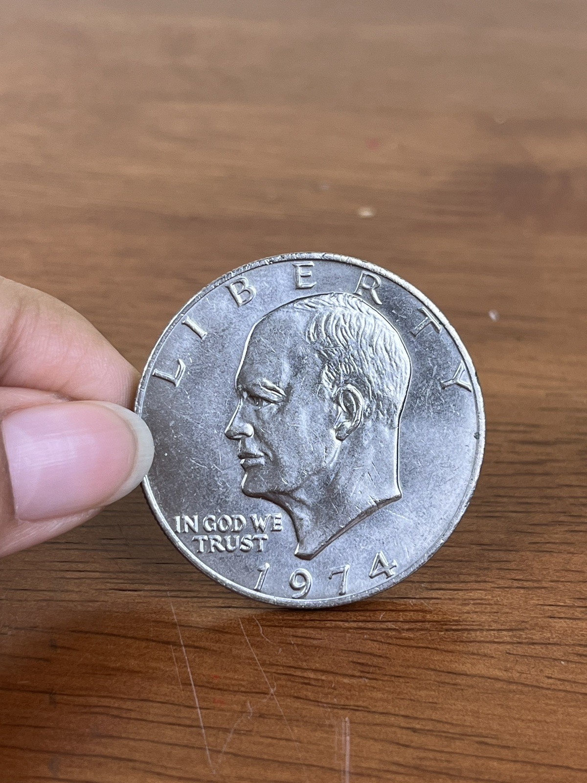 1974 No Mint One Dollar Coin