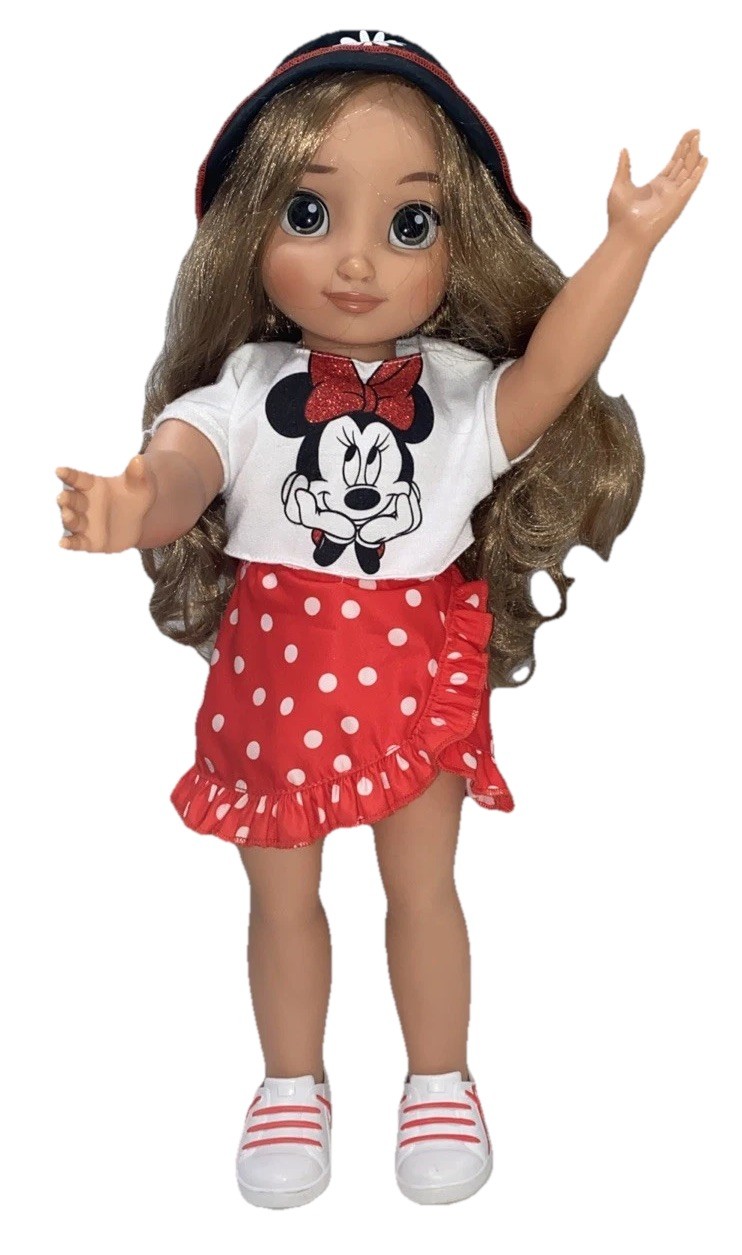 Disney ILY 4 Ever Minnie Mouse Inspired Doll 18” Disney Dk Blonde Hazel Kawaii