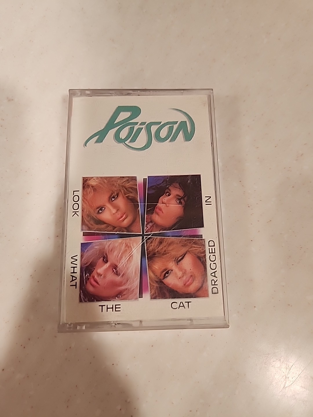 Poison Look What The Cat Dragged In Cassette 1986 Capitol Records