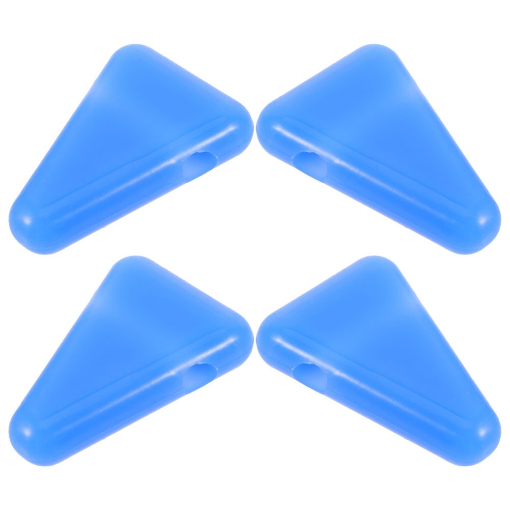  4 Pcs Triangle Silicone Fork Base Tuning Beauty Holder Feet Accessory