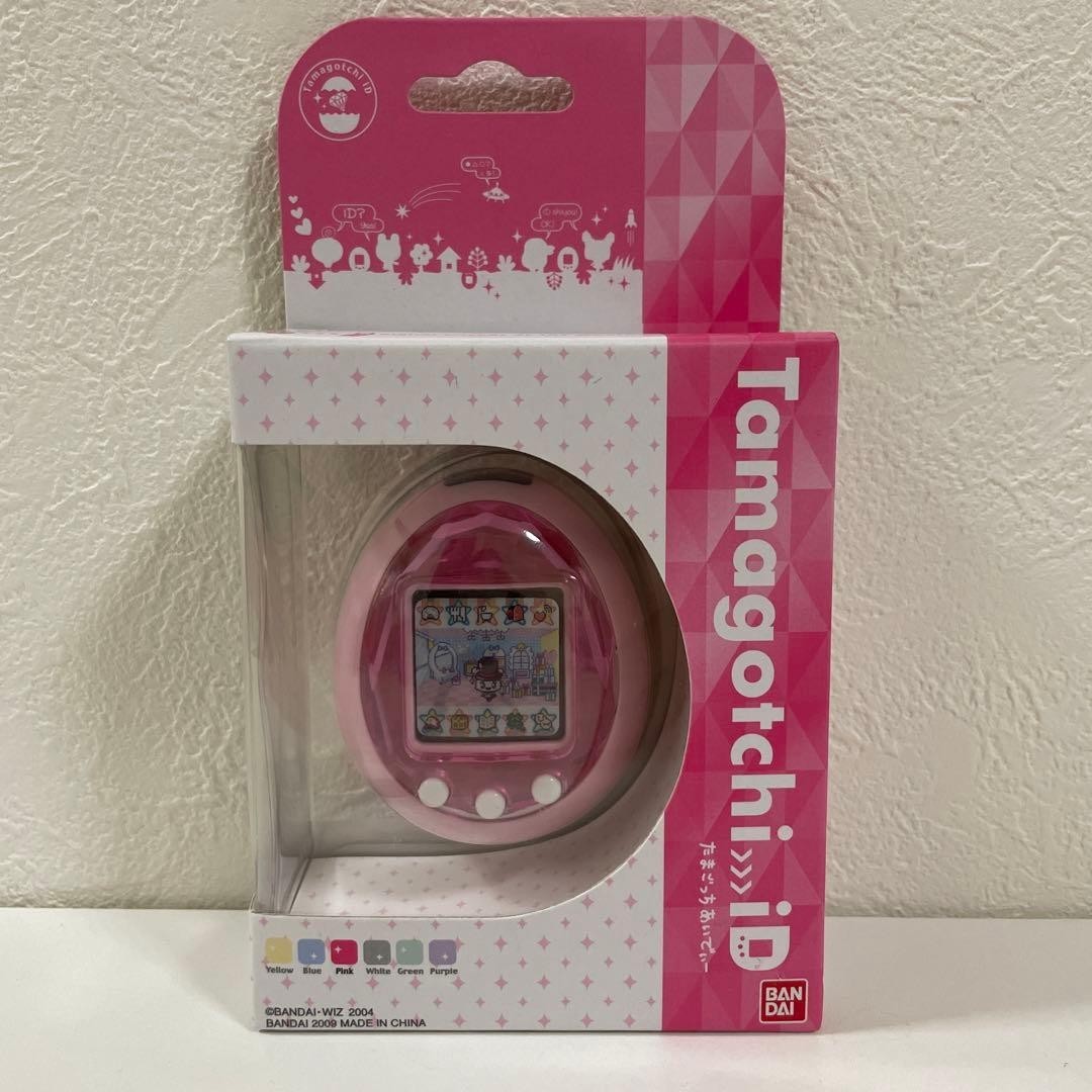Tamagotchi iD Pink 2009 BANDAI RARE F/S Japan