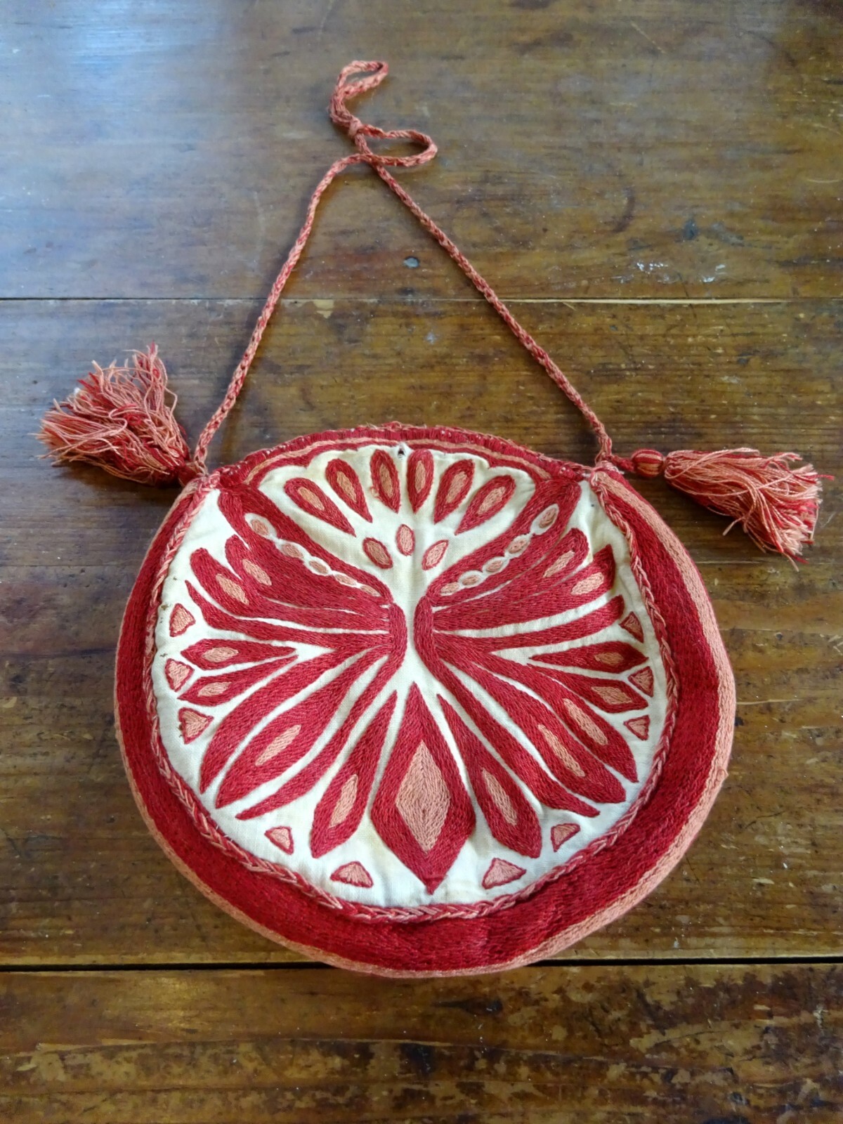 Greek Embroidery Bag Beautiful Vintage Etnic Boho Hand Embroidered Greece