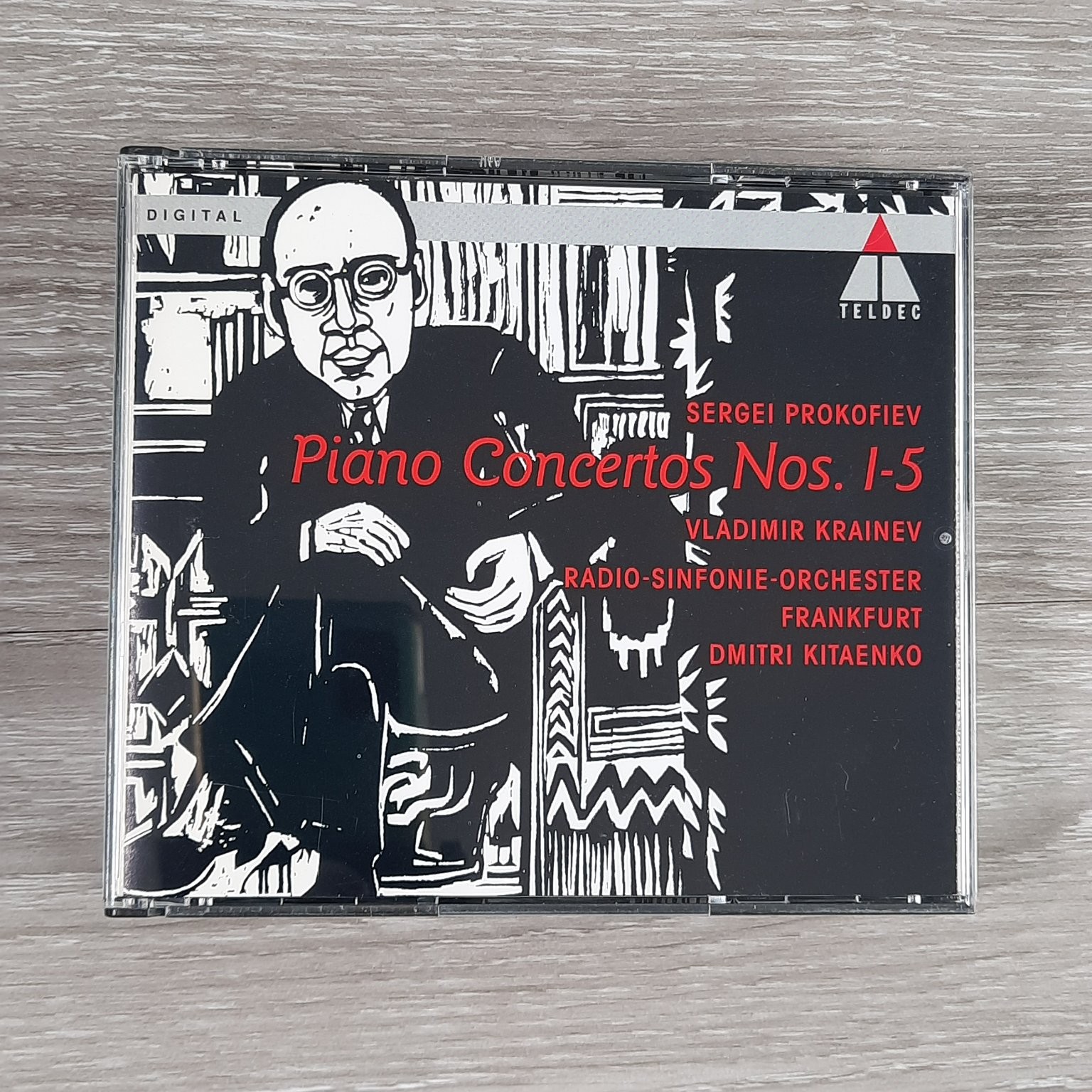 Sergei Prokofiev – Piano Concertos 1-5 CD 1993 Classical Teldec 2CD Set
