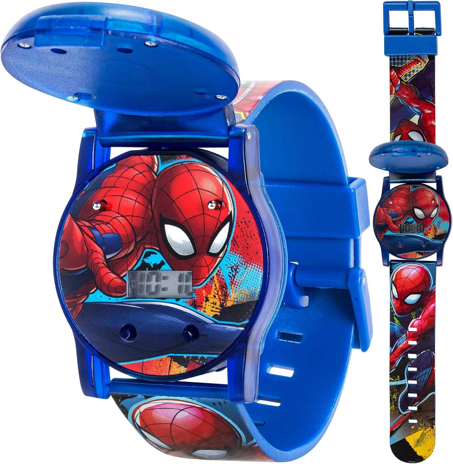 Marvel Spider-Man Kids Watches – Digital Display, Interactive Features, Adjustab