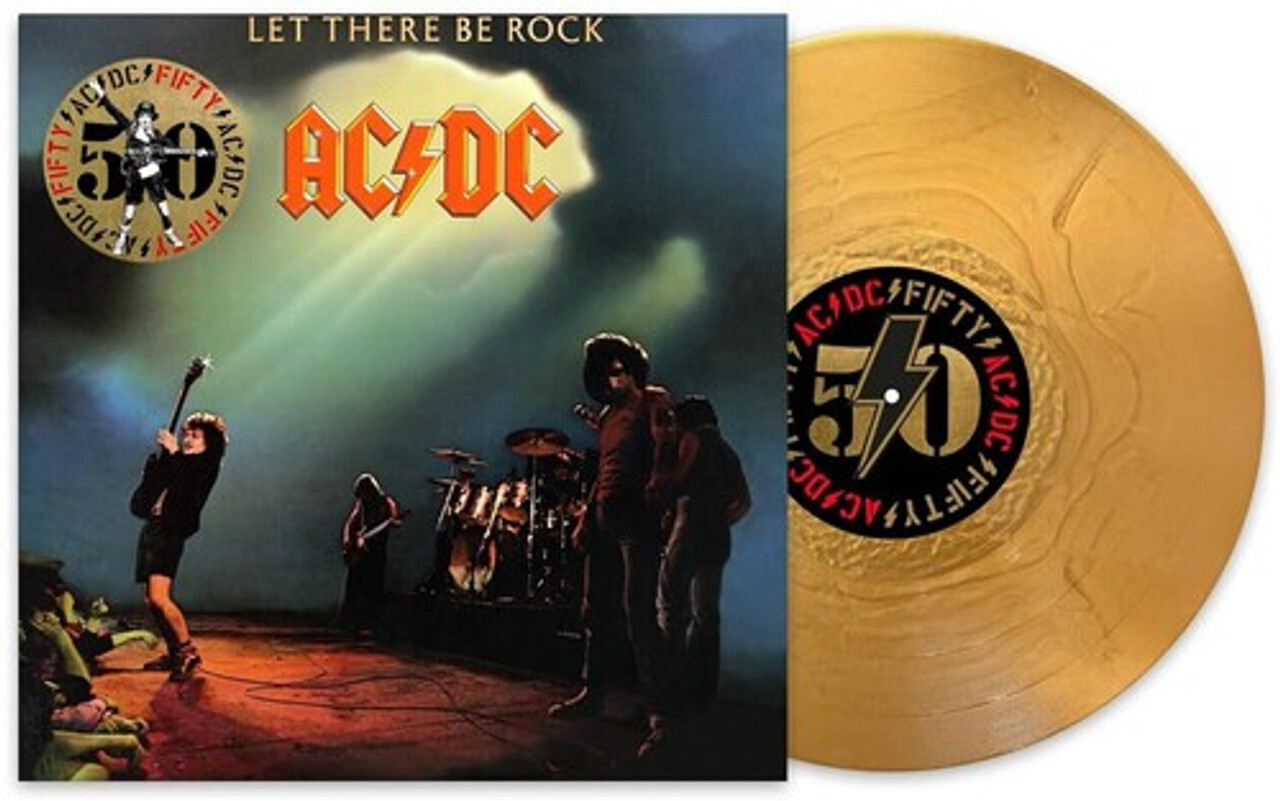 AC / Dc : Let There Be Rock Vinyle LP, Gold-Coloured Vinyle