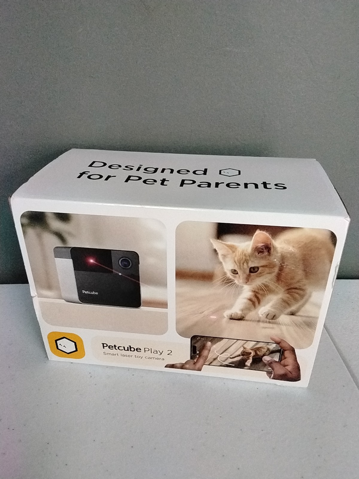 Petcube Play 2 Wi-Fi Pet Camera with Laser, 1080P HD Video, 2-Way Audio