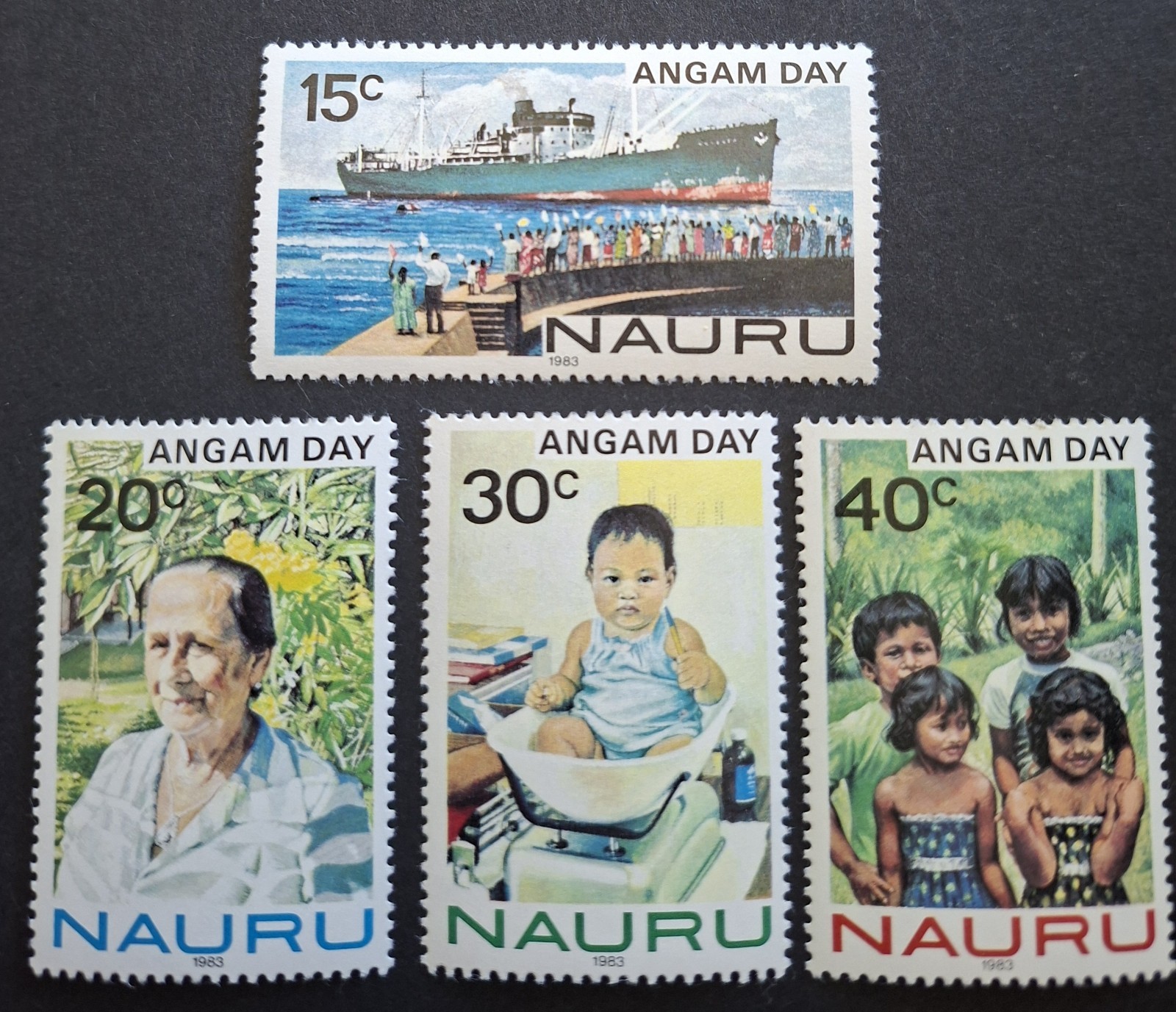 NAURU 1983 -UHM - "ANGAM DAY " COMPLETE SET
