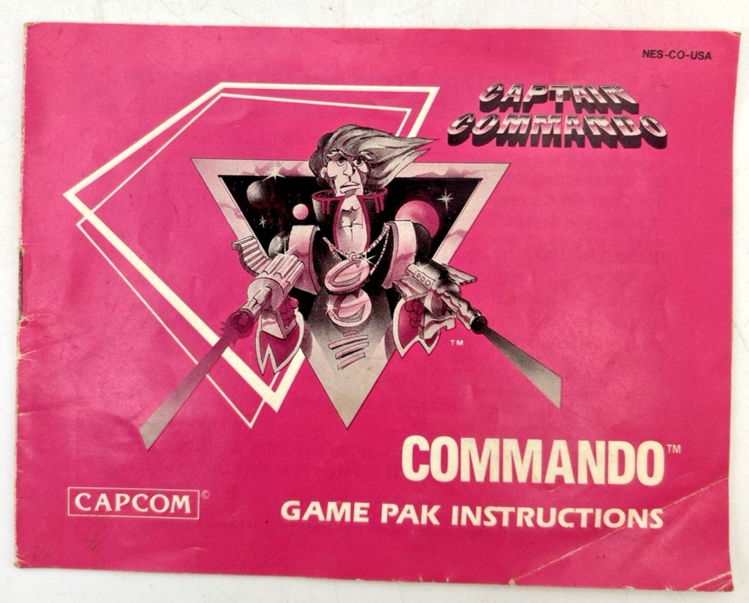Commando NES Nintendo Instruction Manual Only See Photo
