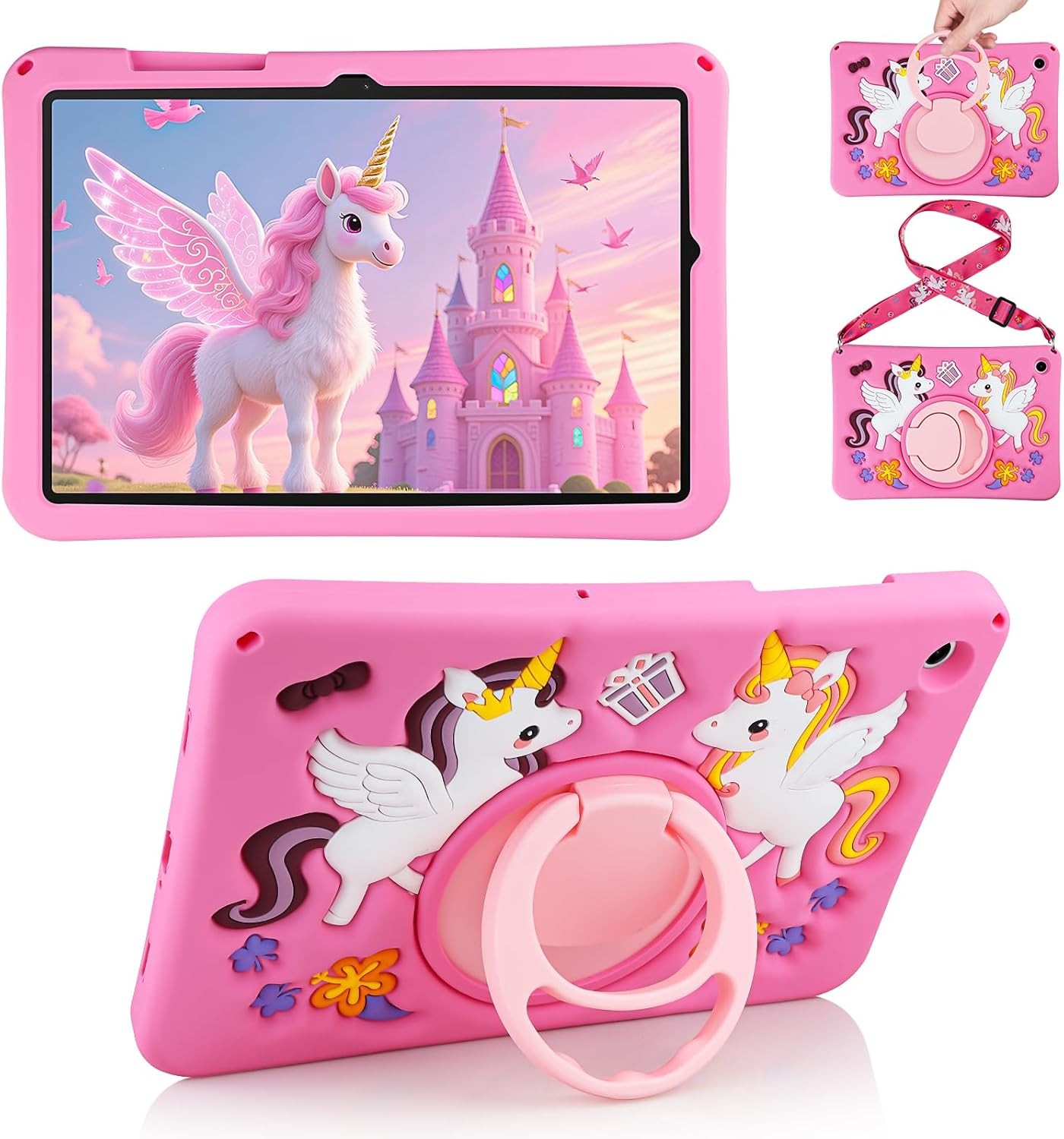 Case for Samsung Galaxy Tab A9+ 11" 2023, Shockproof Cover with Rotatable Stand