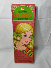 Vtg Whitman Paper Doll Set- Quick Curl Barbie 1975 19 Outfits *Check Pictures*