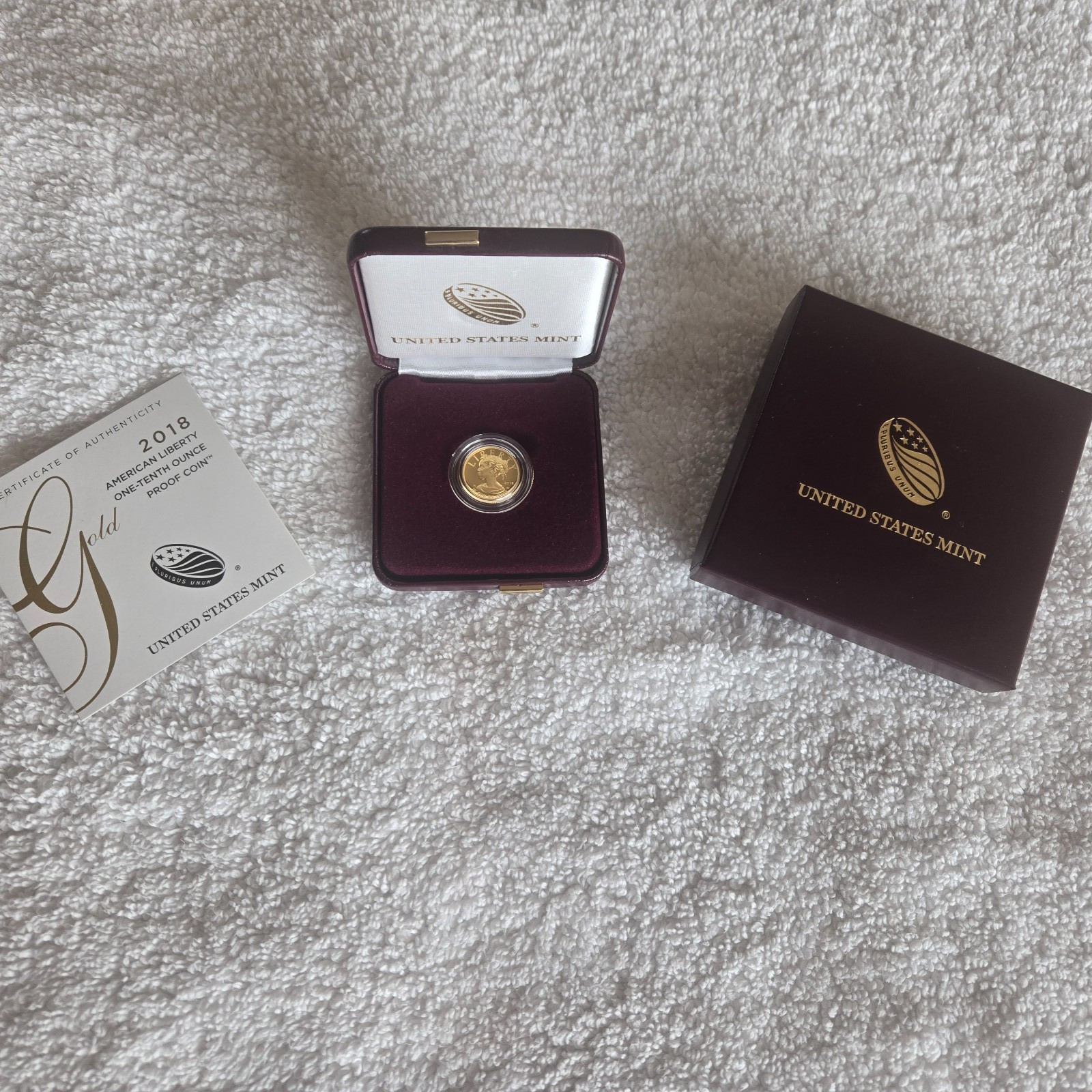 2018-W American Liberty 1/10 oz Gold Proof Coin