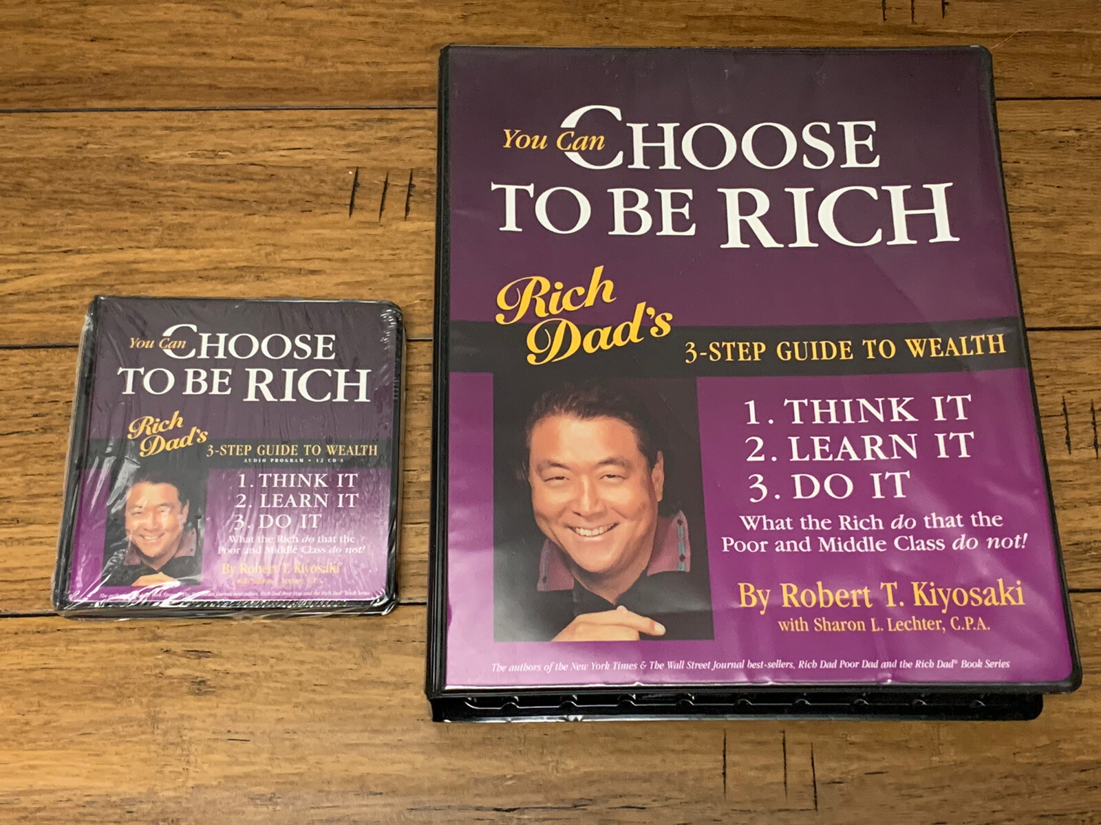 You Can Choose to Be Rich Guide to Wealth Rich Dad 12 CD Course Workbook CV JD
