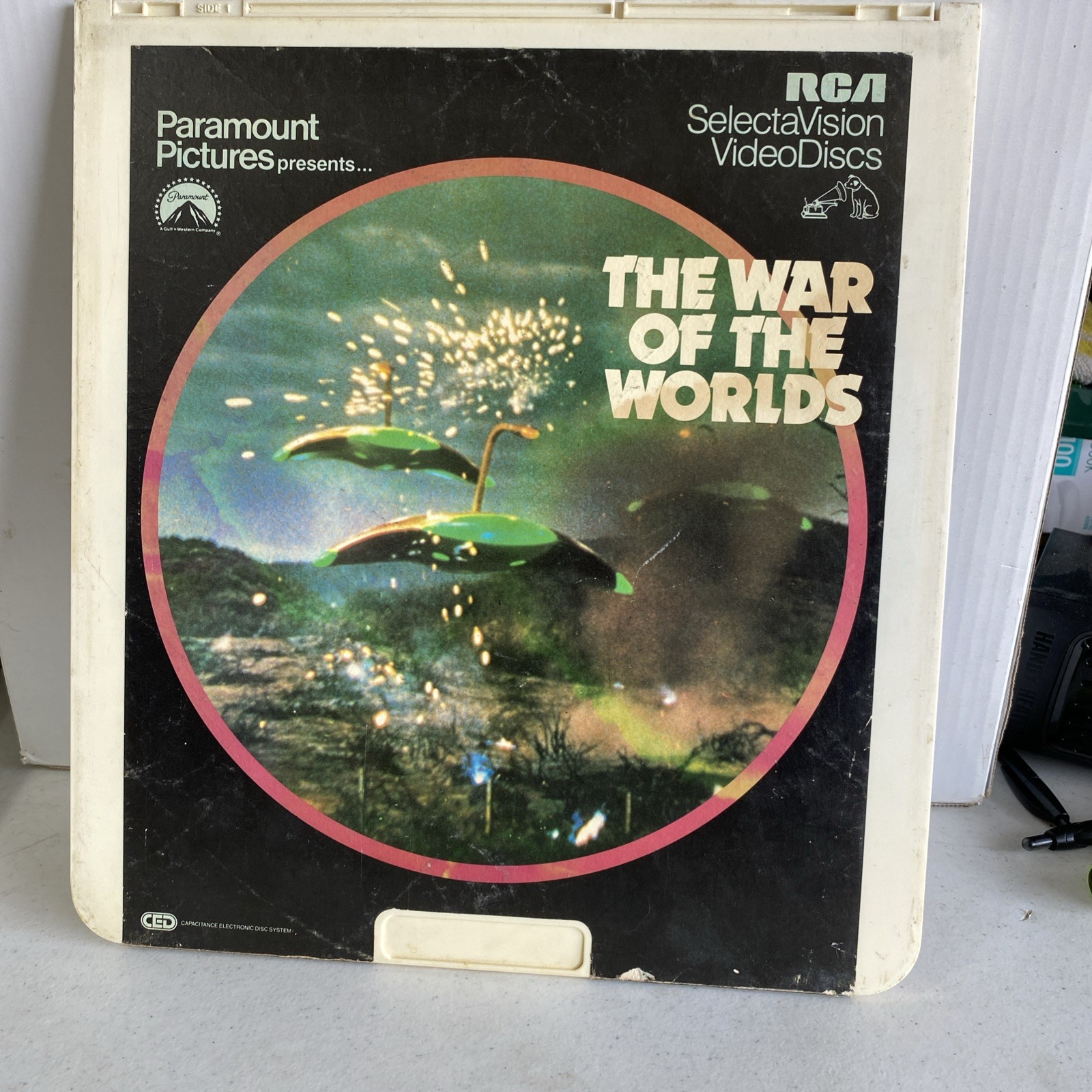 The War Of The Worlds CED RCA VideoDisc Selectavision