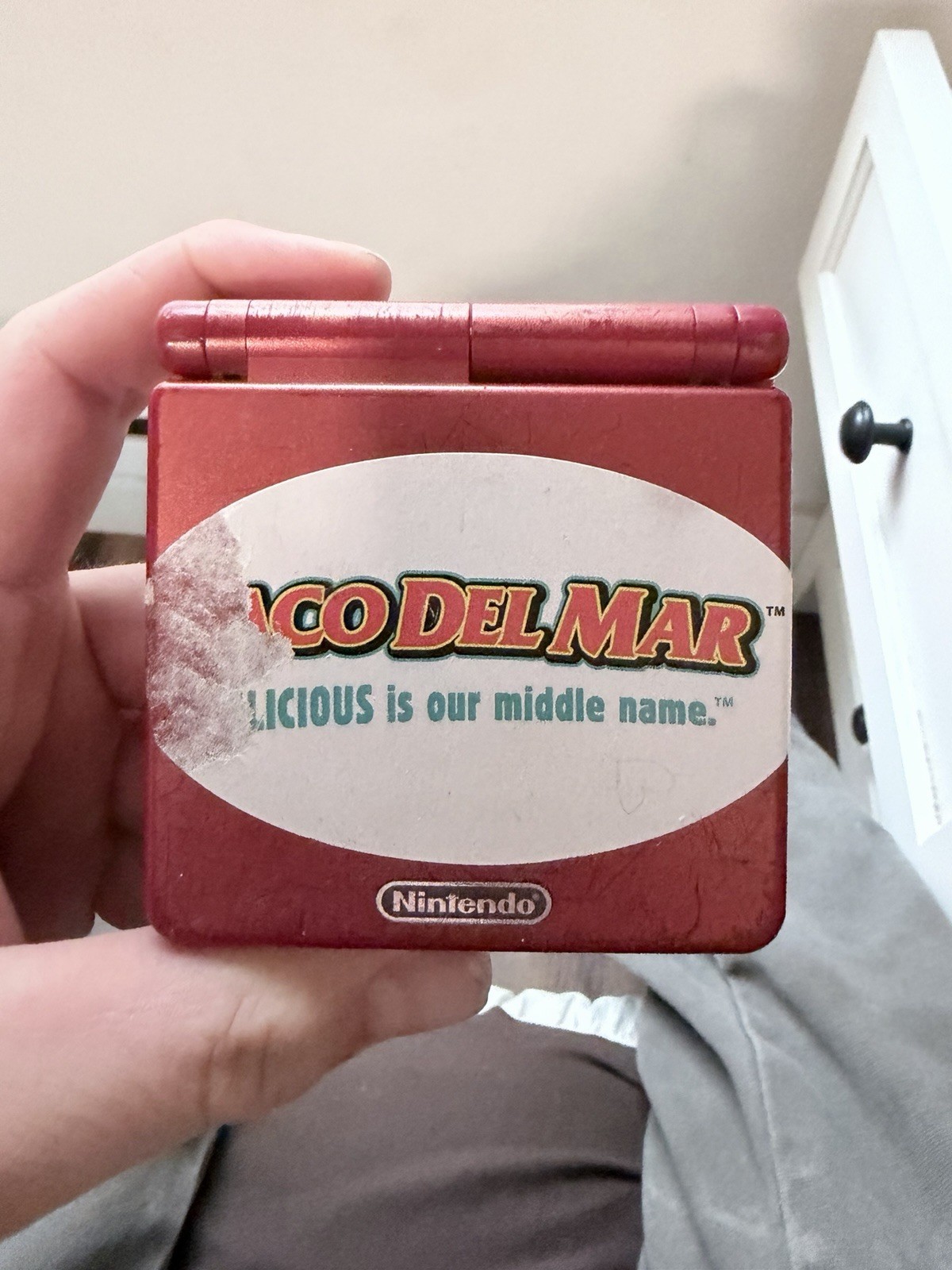 Nintendo Game Boy Advance SP with 6 Game Cartridges