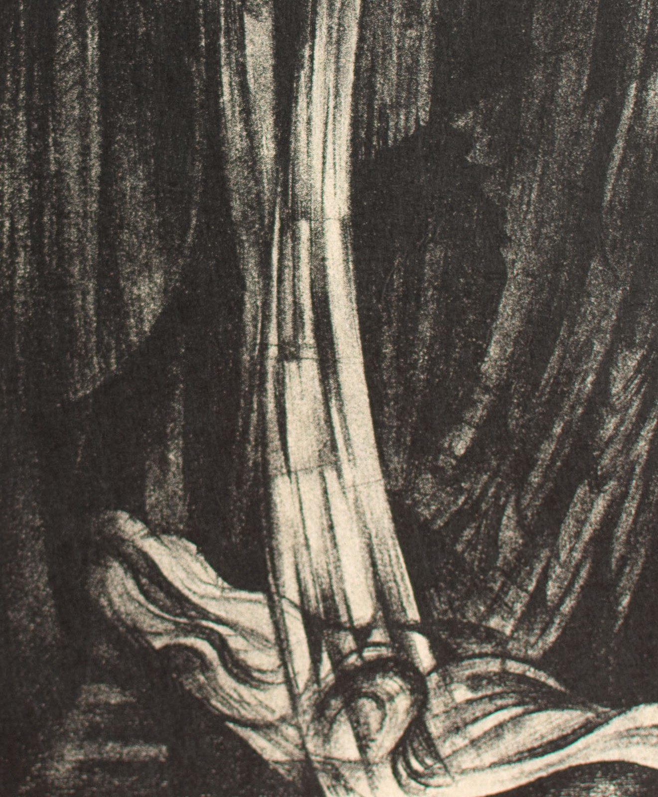 Fantasy World Landscape Abstract Cubism Original Lithograph 1920s