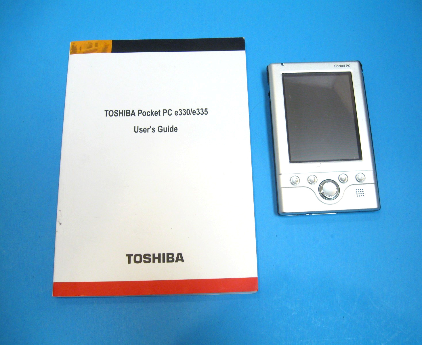 Toshiba Pocket PC e330 with User's Guide.  No physical damage; untested