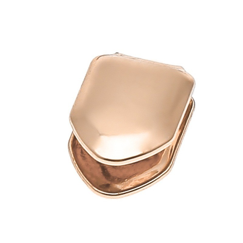 1Pcs Gold Plated Small Single Tooth Cap Hip Hop Jewelry Teeth Grills Mouth