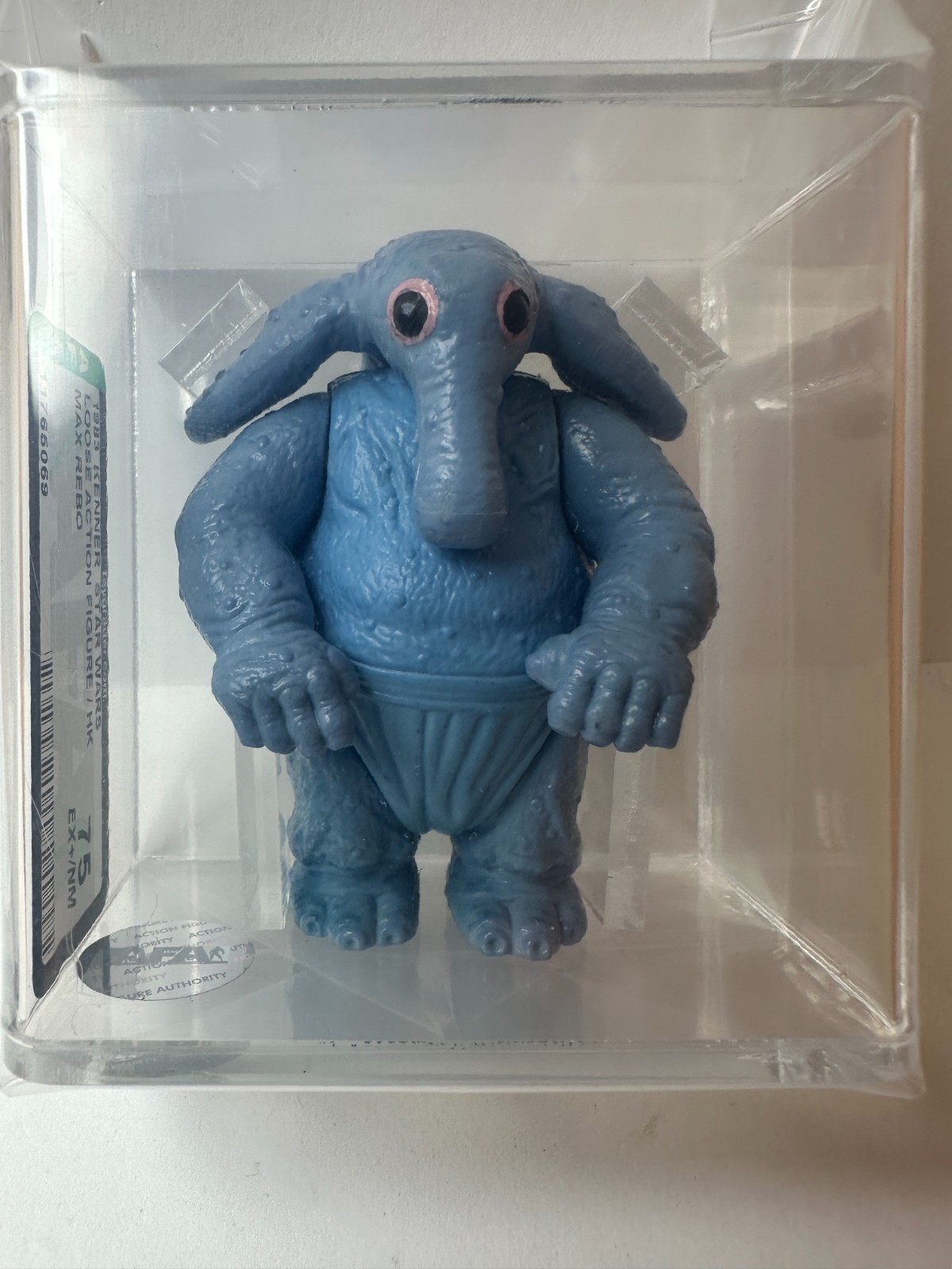 Max Rebo AFA 75 Vintage Loose Graded Kenner Star Wars Action Figure 1983