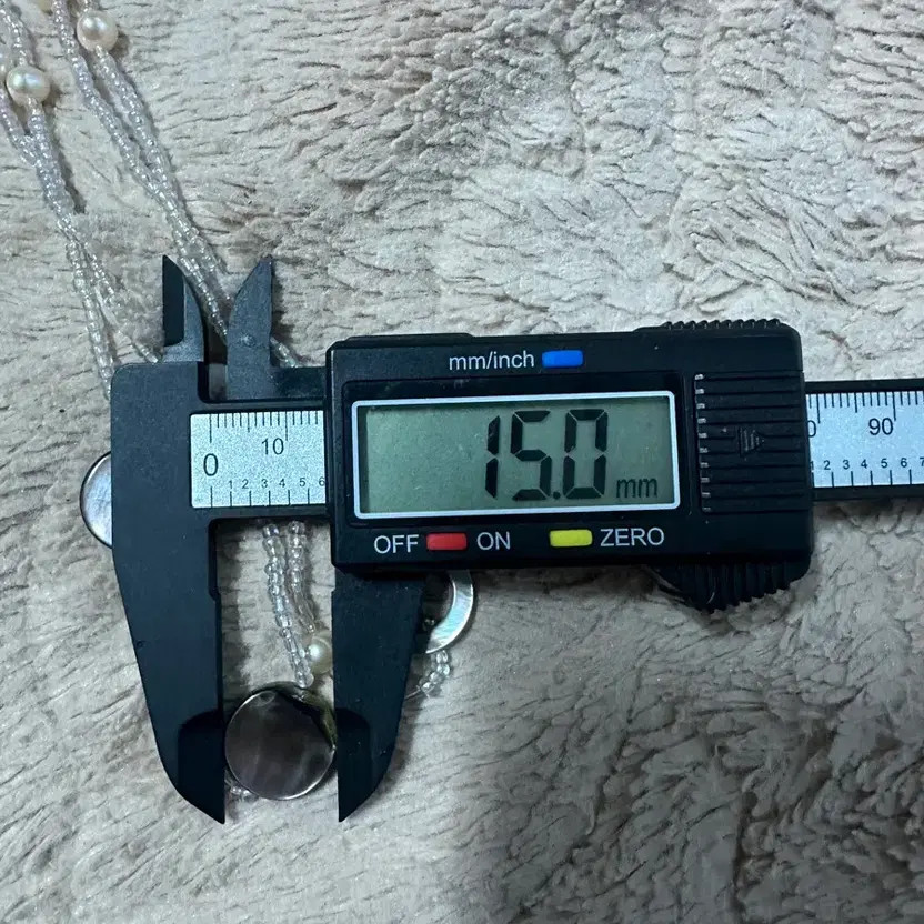 Real Pearl & Mother-of-Pearl Mix Long Necklace 45cm New