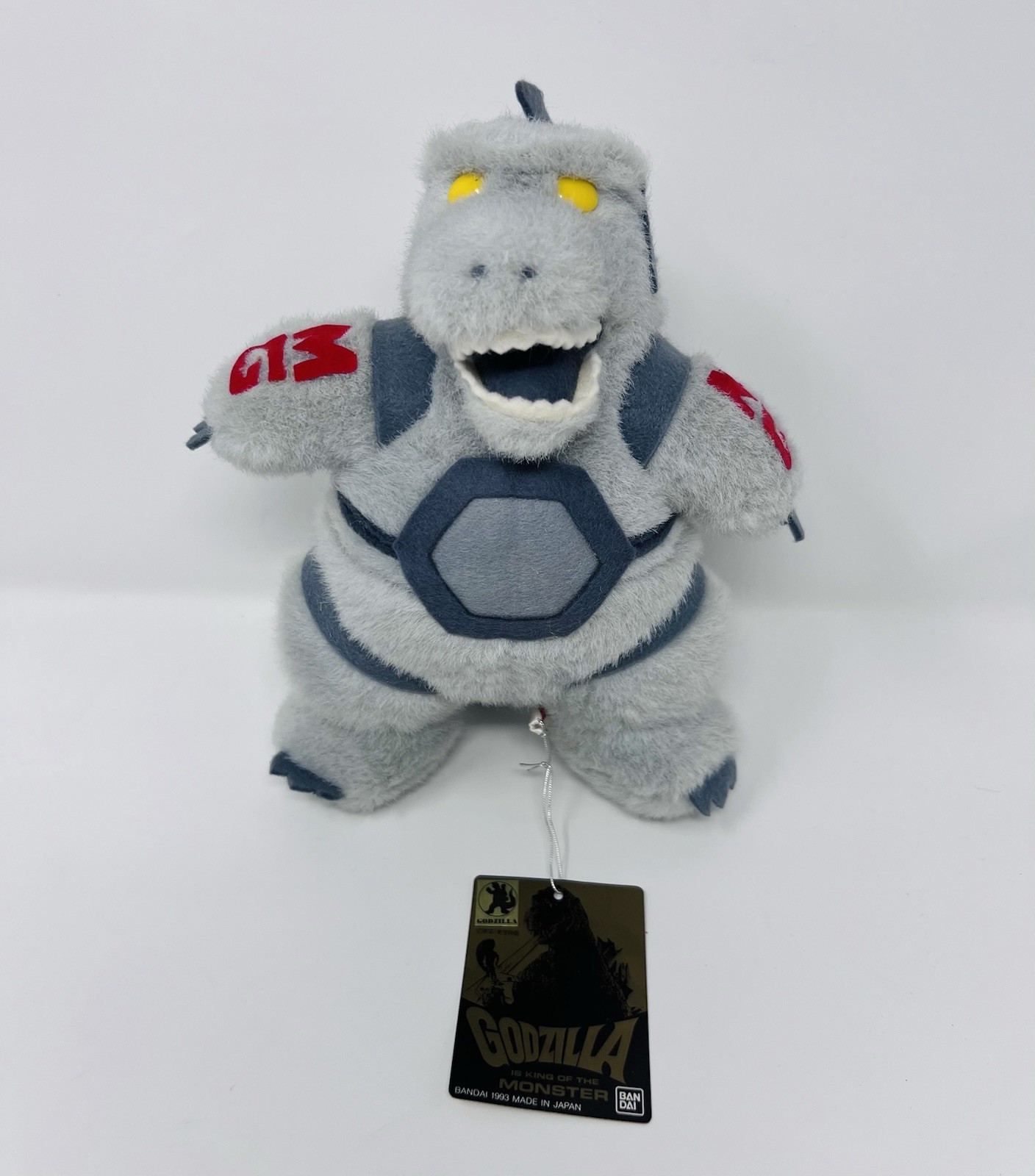 Vintage 1993 MechaGodzilla Plush Bandai Japan With Tag RARE Kaiju Mint Godzilla