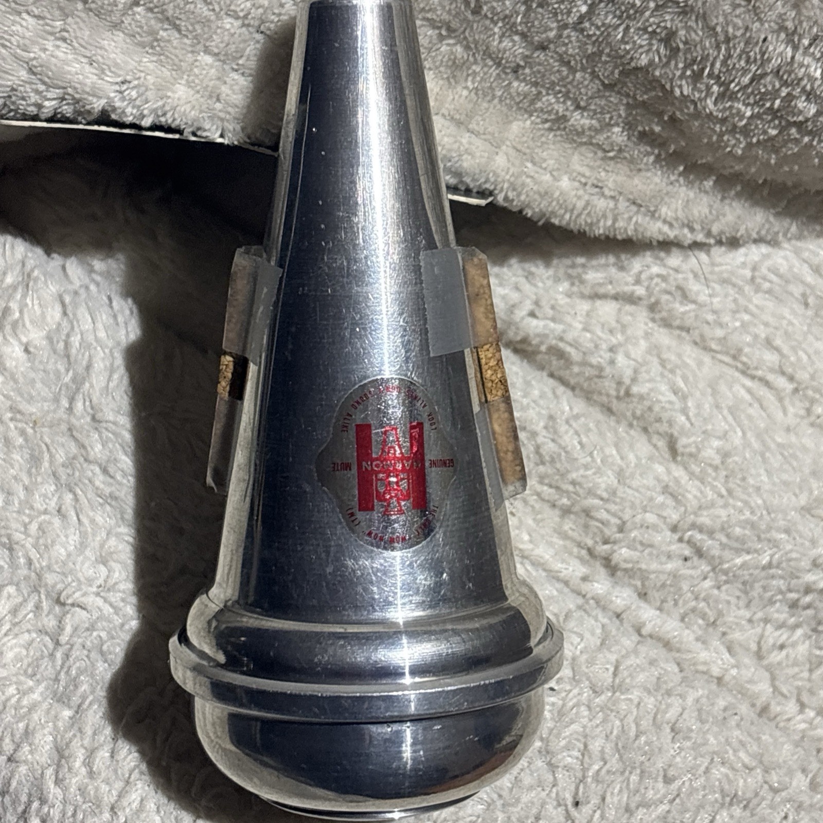 Harmon Model G1Aluminum Straight Mute for Trumpet Made In USA Vintage