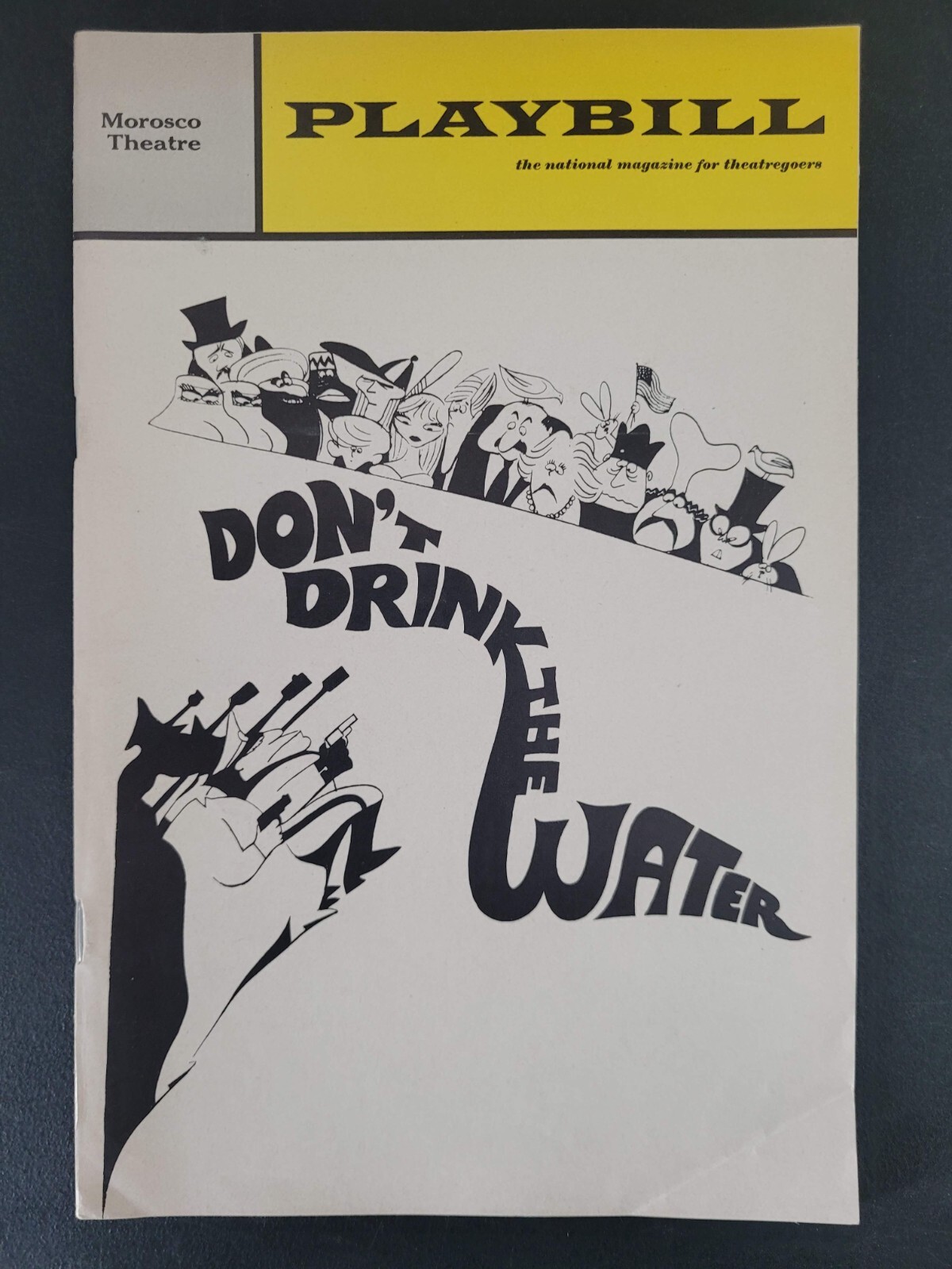 PLAYBILL DON'T DRINK THE WATER April 1967 MOROSCO THEATRE Broadway