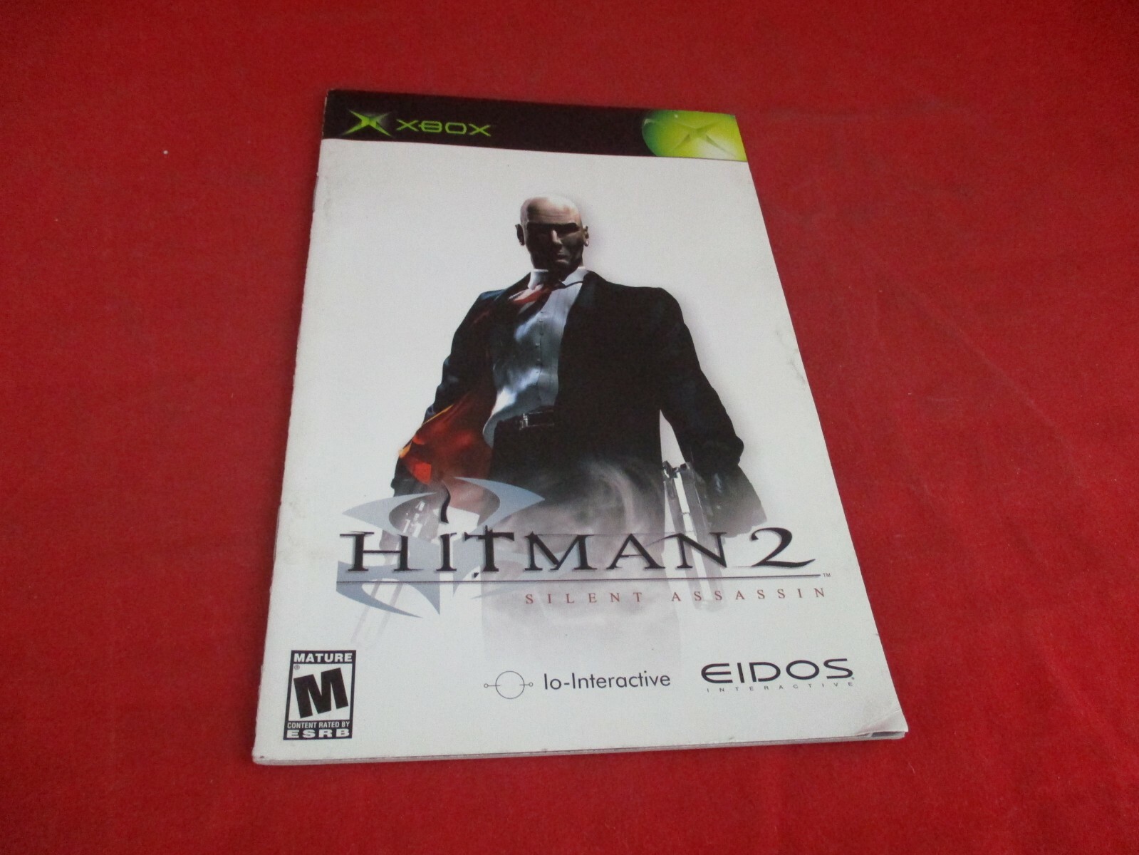 Hitman 2 Silent Assassin Microsoft Xbox Instruction Manual Booklet ONLY