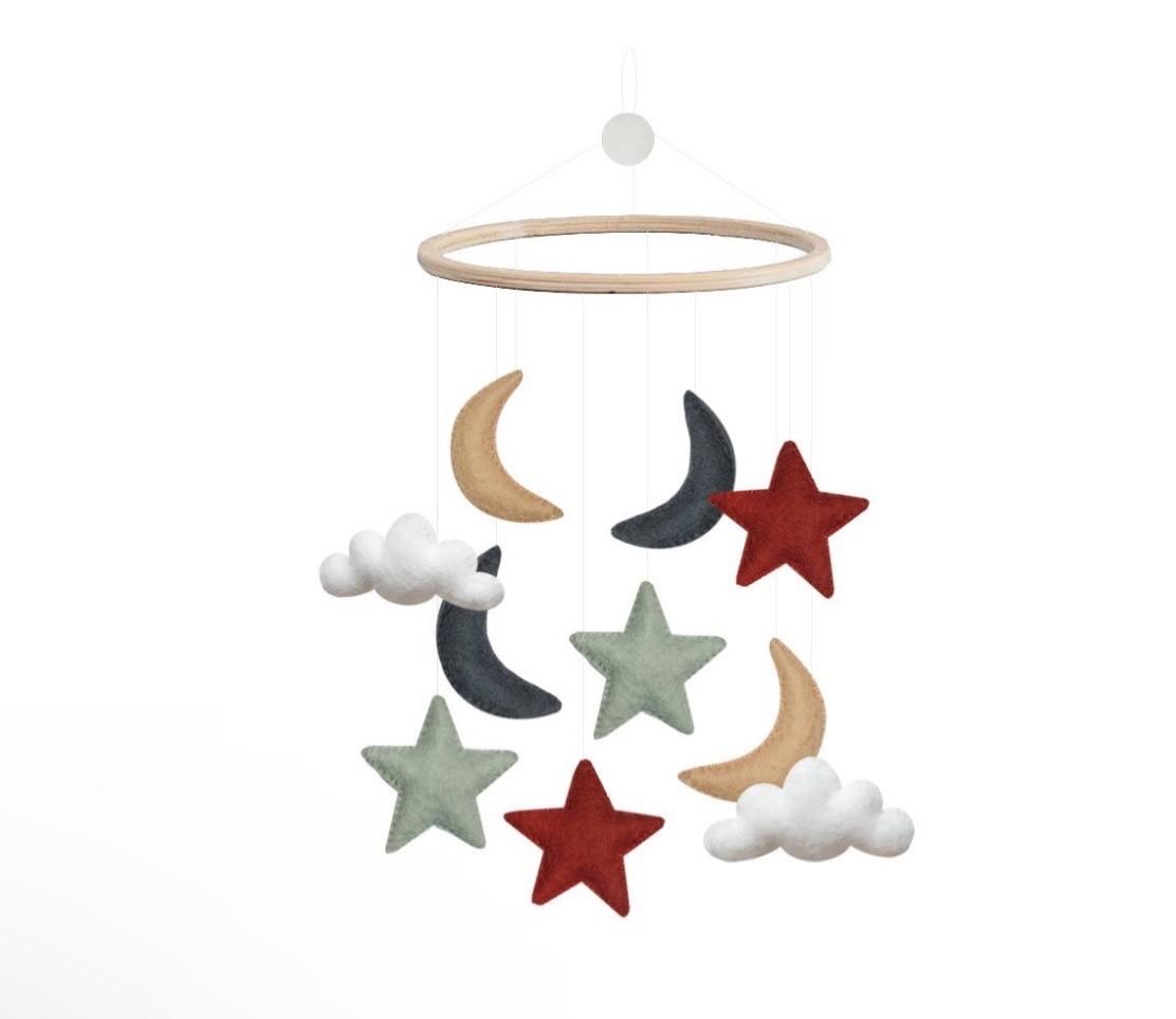 Gamcha NEW Mobile Cloud/Moon/Stars Danish Design