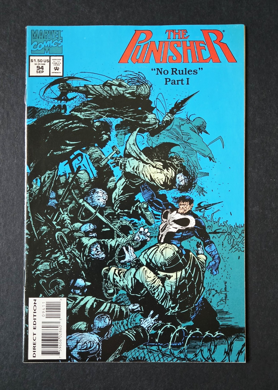 THE PUNISHER #94 NO RULES PART I Marvel 1994