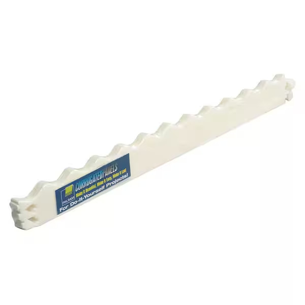 36 In. Horizontal White Foam Roof Closure Strips (5-Pack)