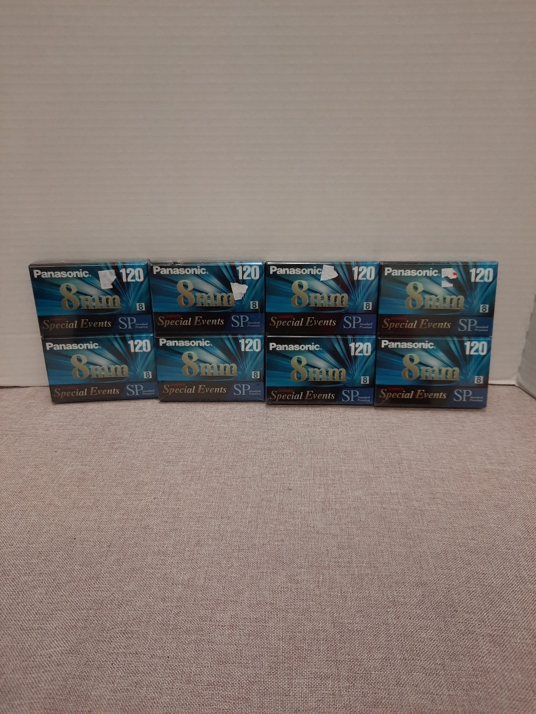 Panasonic 8MM 120 SP Camcorder Video Tapes Special Events NV-P6120SP Lot Of 8