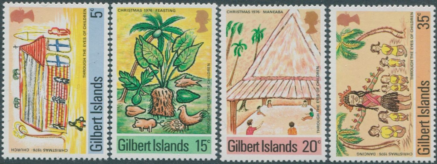 Gilbert Islands 1976 SG39-42 Christmas set MNH