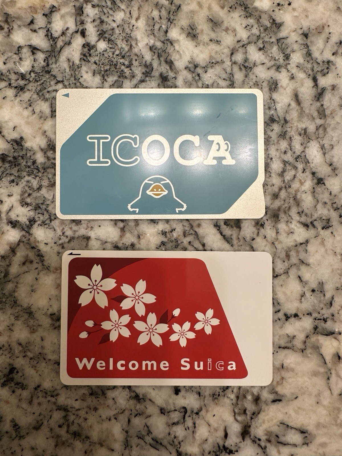 Japan Transit Cards Set of 2 Japanese Railways Train Travel