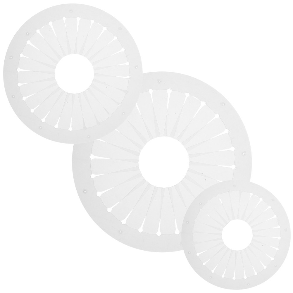  3 Pcs Ribbon Brooch Maker Equal Spacing Template Bow Making Board