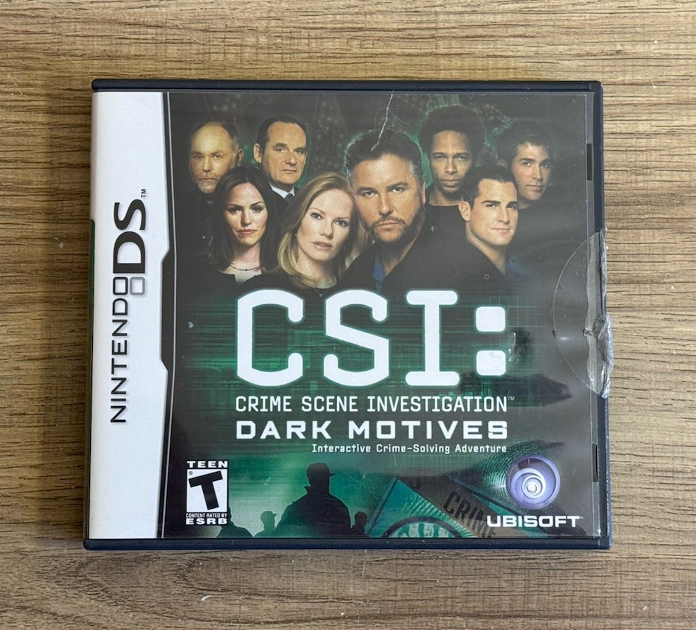 CSI: Crime Scene Investigation - Dark Motives (Nintendo DS, 2007)