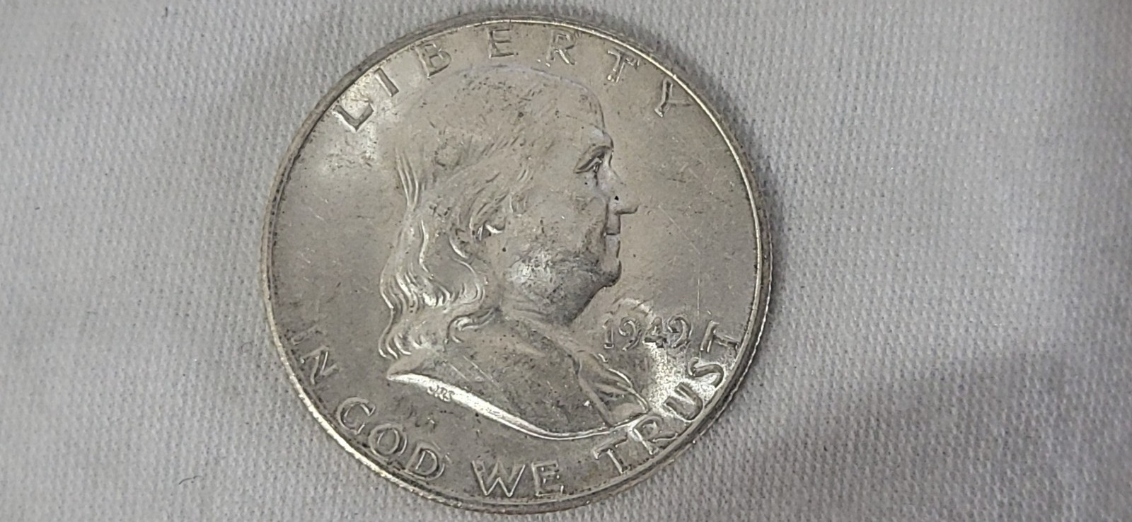 1949 S Franklin Half Dollar in BU Condition