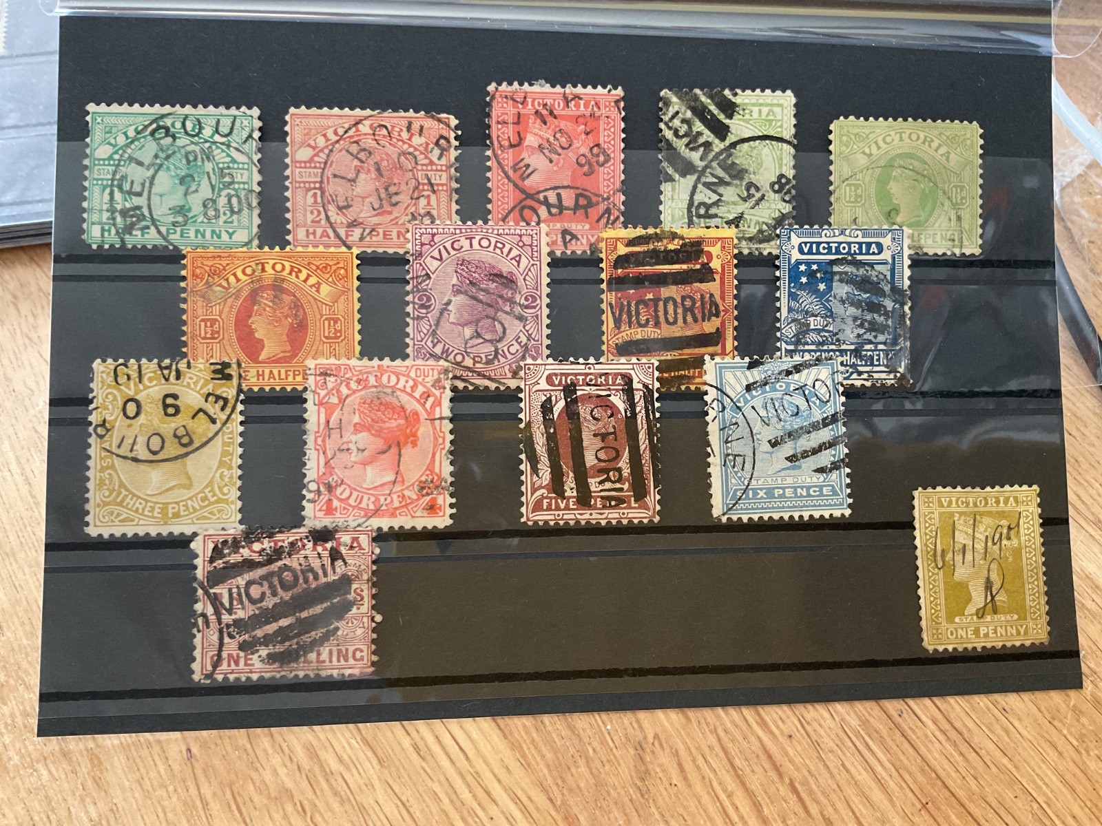 Australia Victoria 1885 - 1900   used stamps   B3541