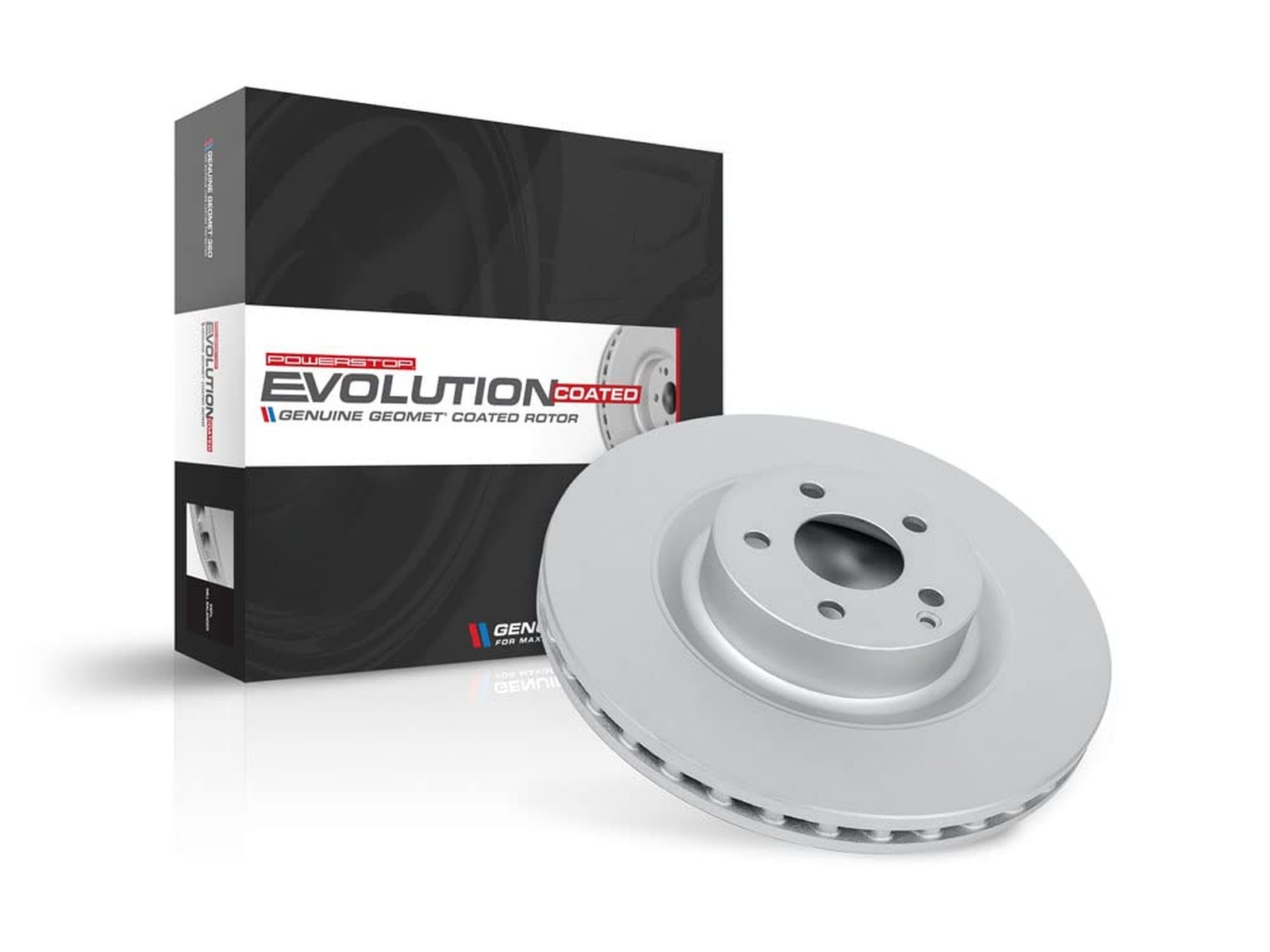 Power Stop AR8373EVC Front Evolution Geomet Coated Brake Rotor For Dodge Ram ...