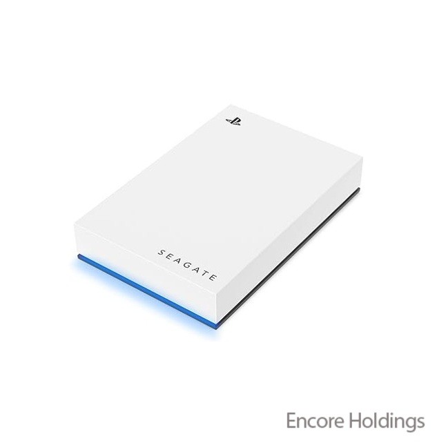 SEAGATE 5 TB Game Drive for PlayStation - White - USB 3.0 - Blue STLV5000100