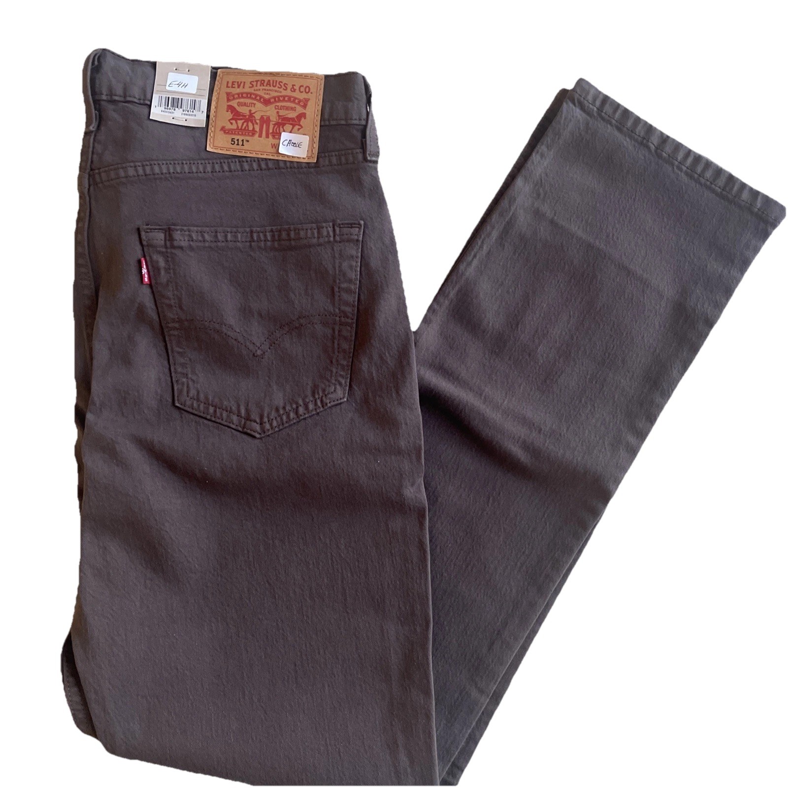 LEVI'S 511 SLIM FIT-STRETCH BROWN, VARIOUS SIZES CHOOSE