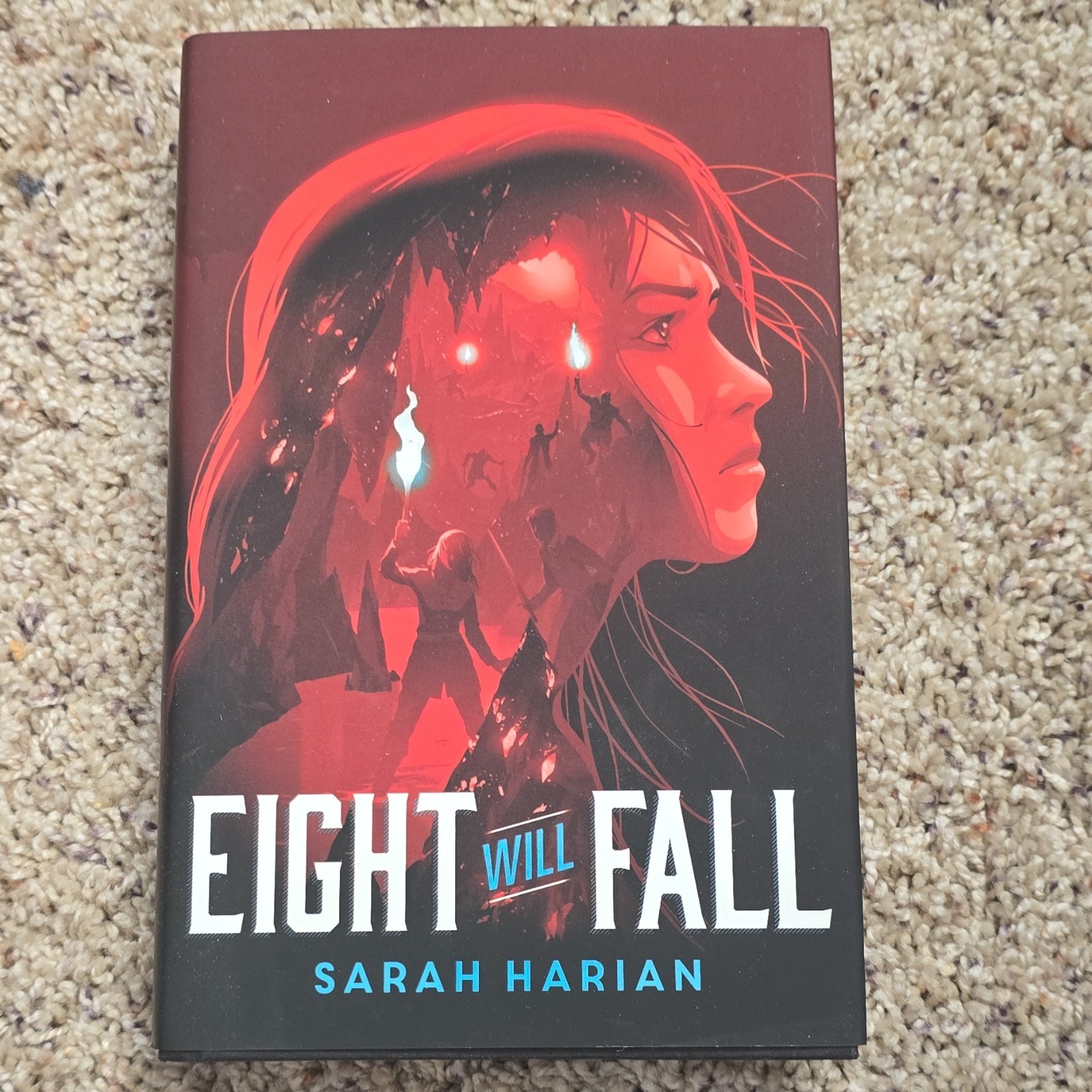 Sarah Harian Eight Will Fall Signed First Edition 2019 Hardcover Book