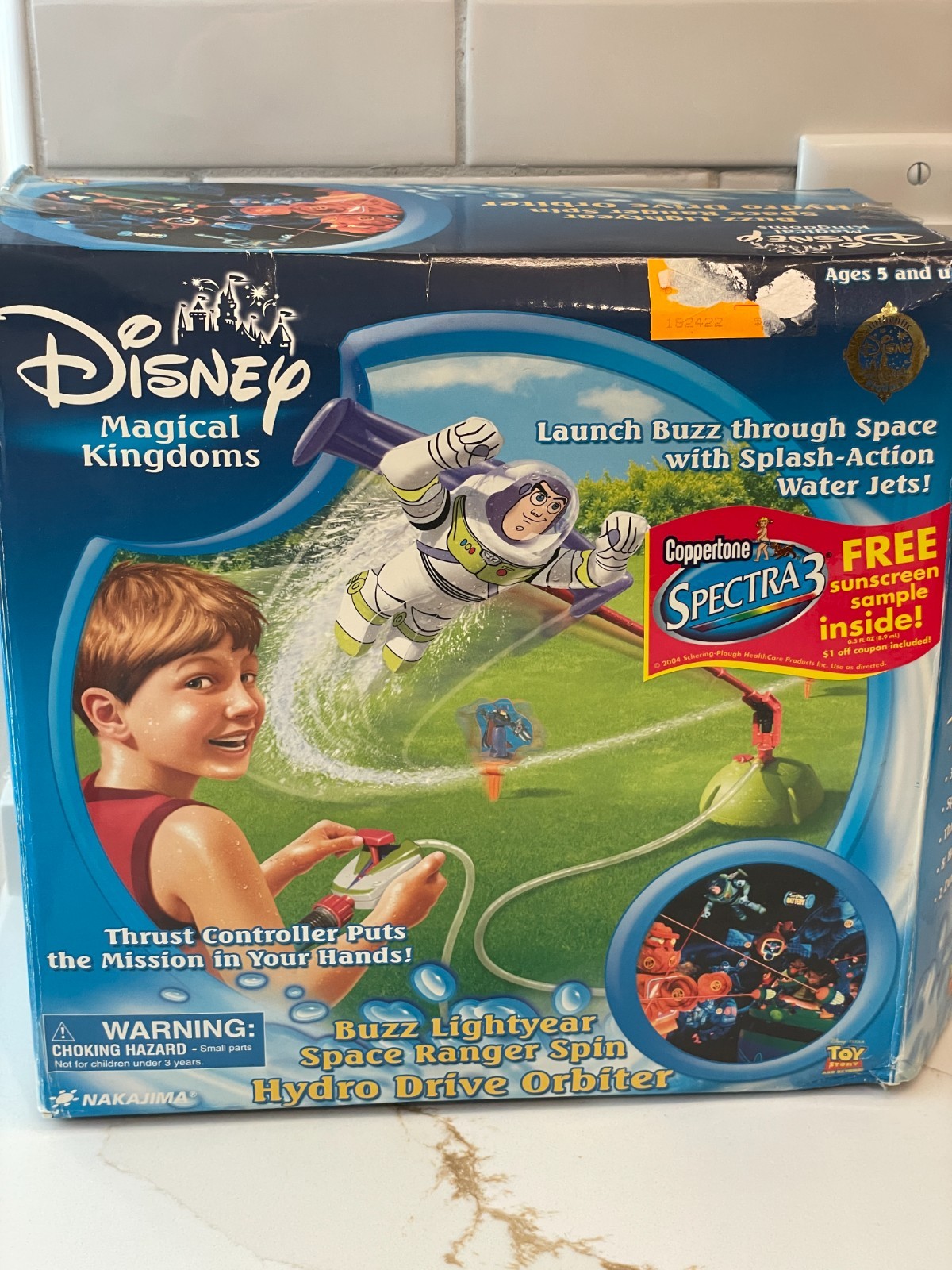 Disney Toy Story Buzz Lightyear Space Ranger Spin Hydro Drive Orbiter Water