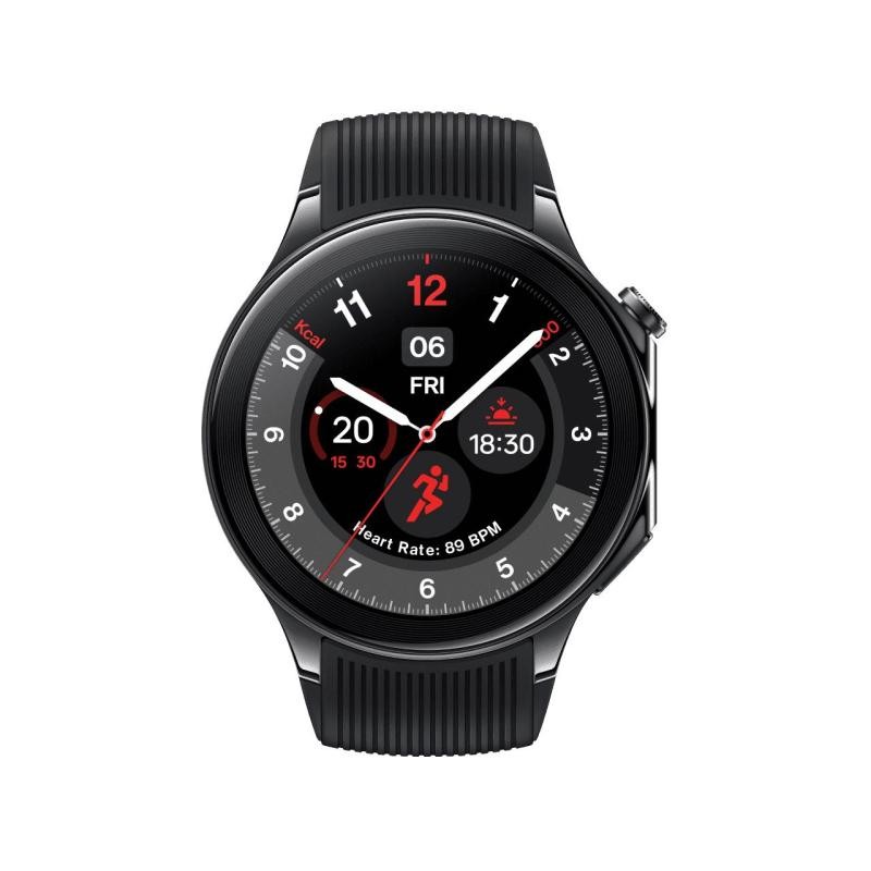 OnePlus Watch 2 3.63 cm (1.43") AMOLED Digital 466 x 466 Pixel Touch Screen Ner