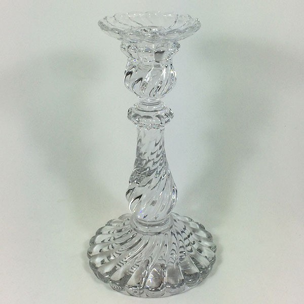 [Used] Baccarat Bamboo Crystal Candle Stand Holder Candlestick Candlestick